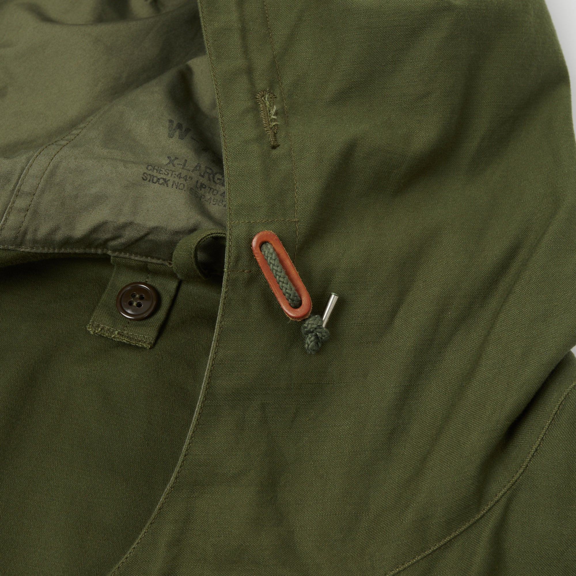 Buzz Rickson's U.S. Army M-51 Fishtail Parka - Olive Drab - Image 8