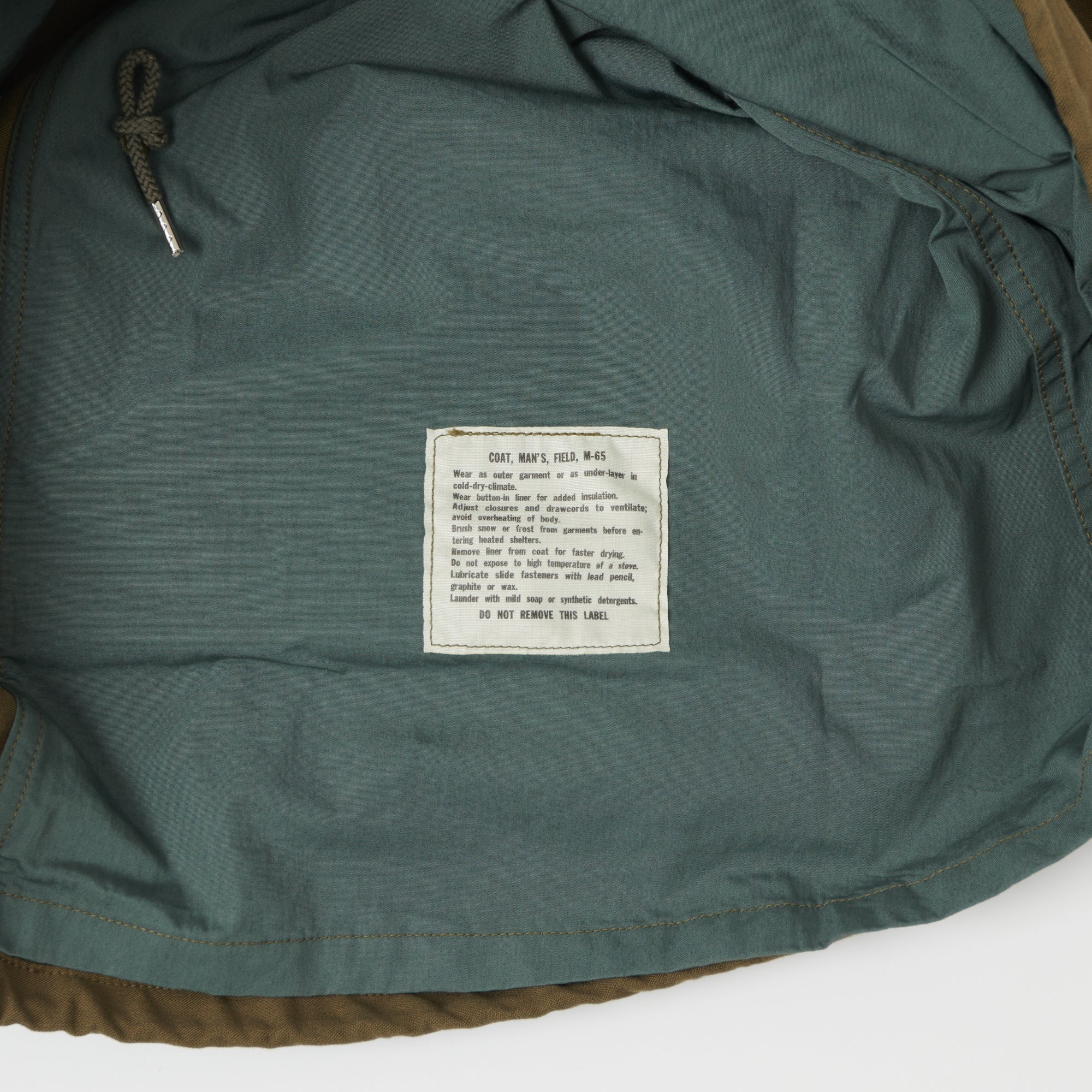 Buzz Rickson's U.S. Army M-65 Field Jacket - Olive Drab - Image 8