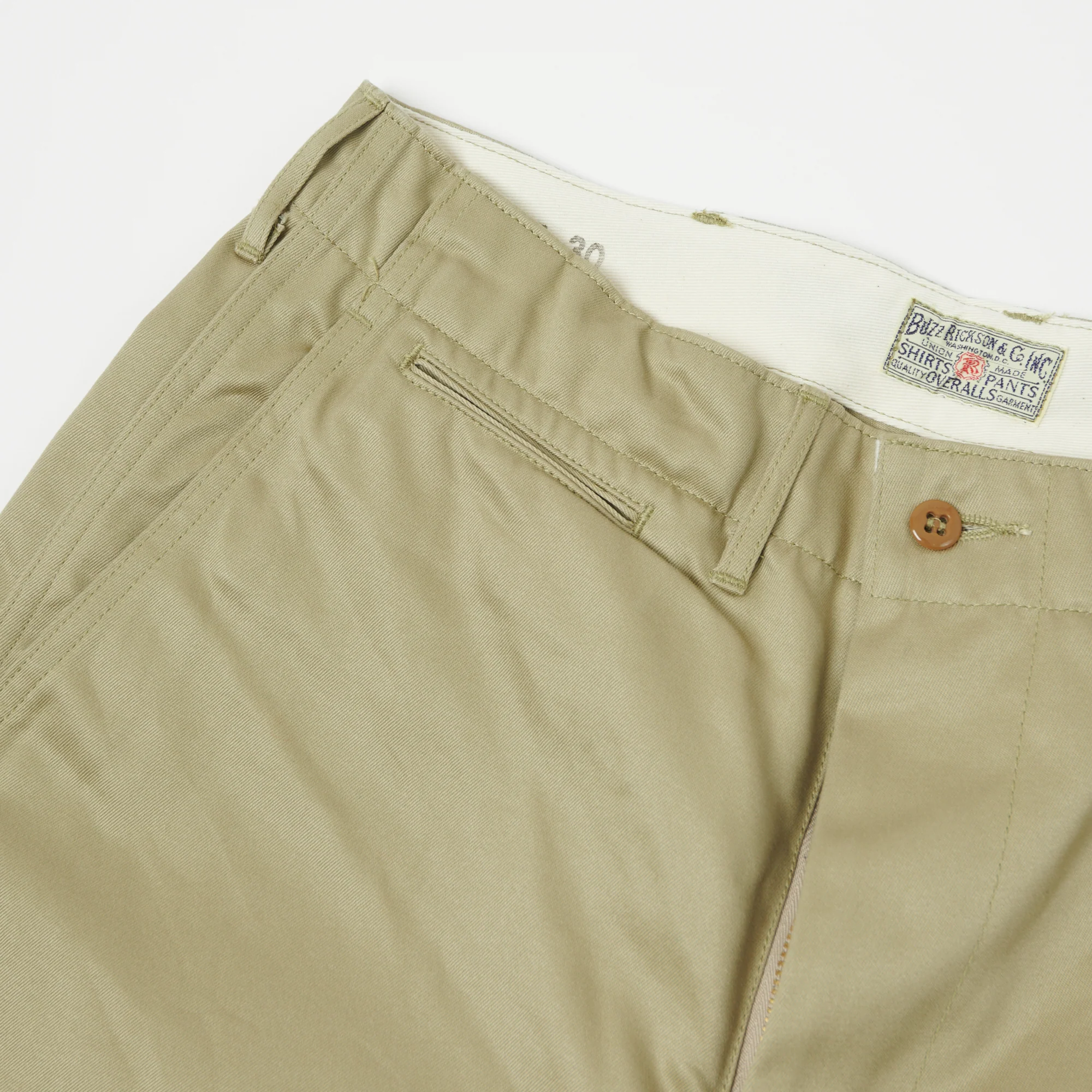 Buzz Rickson's Original-Spec. Chino - Khaki - Image 4