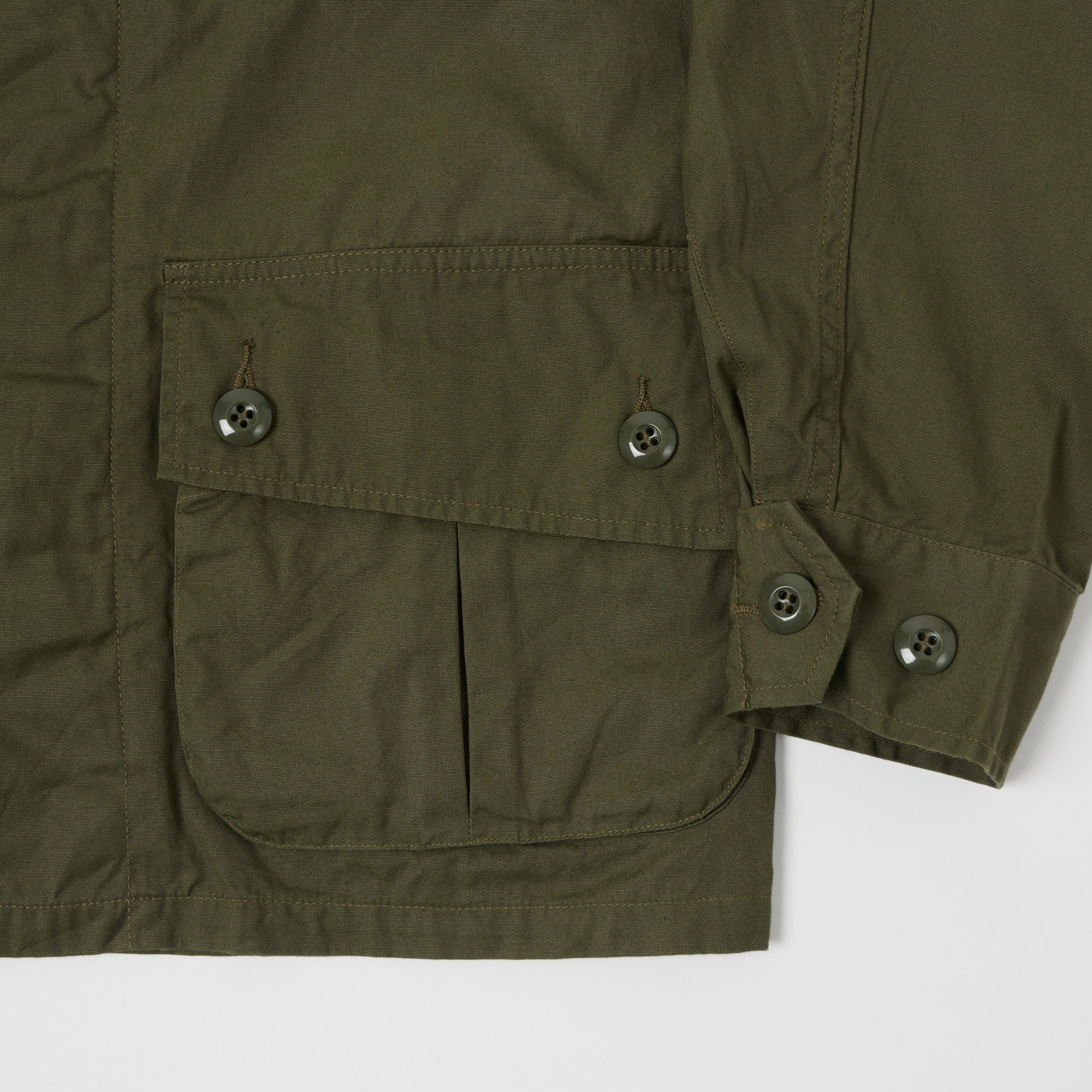 Buzz Rickson's U.S. Army Tropical Combat Jacket - Olive - Image 5