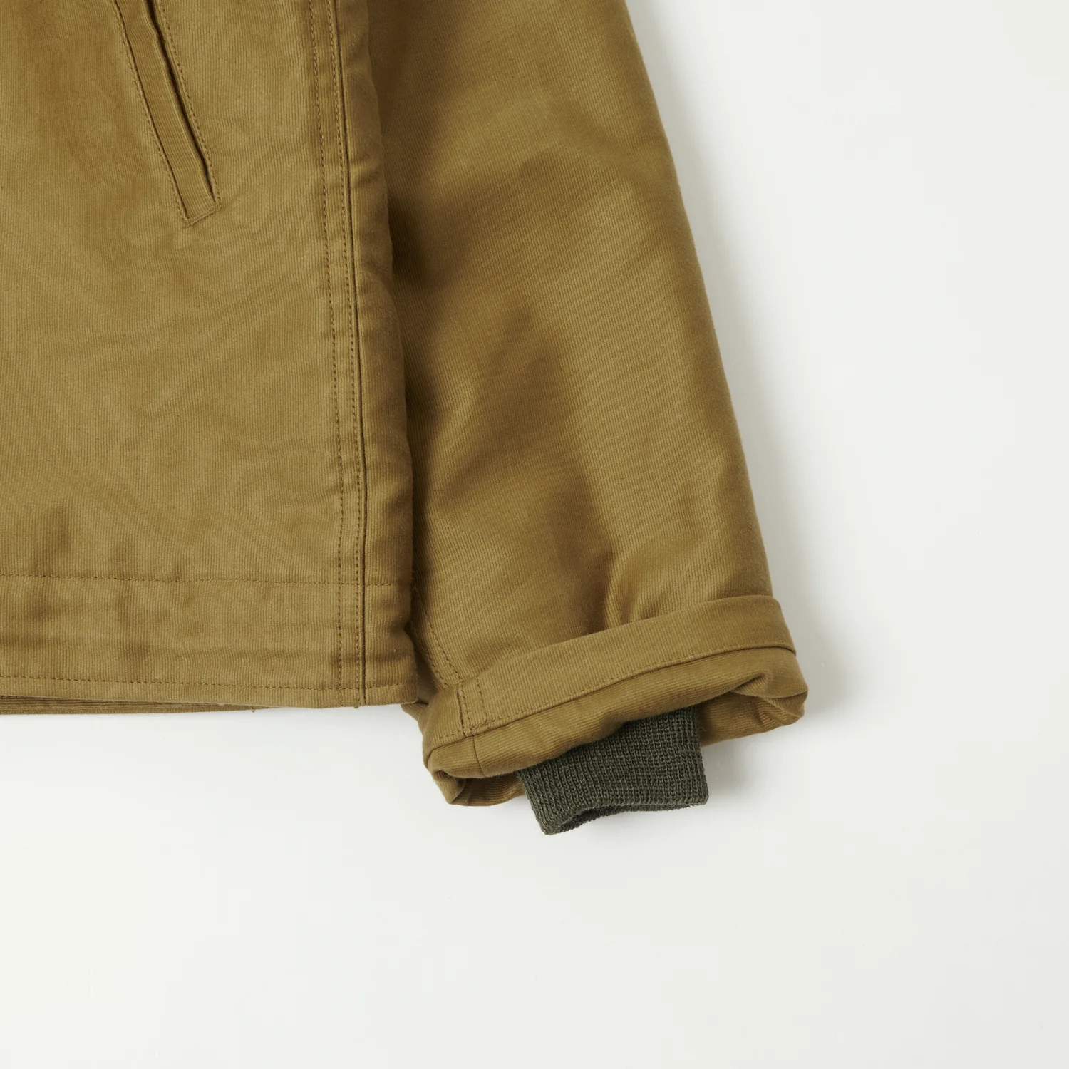 Buzz Rickson's U.S. Navy N-1 Deck Jacket - Khaki Demotex - Image 5