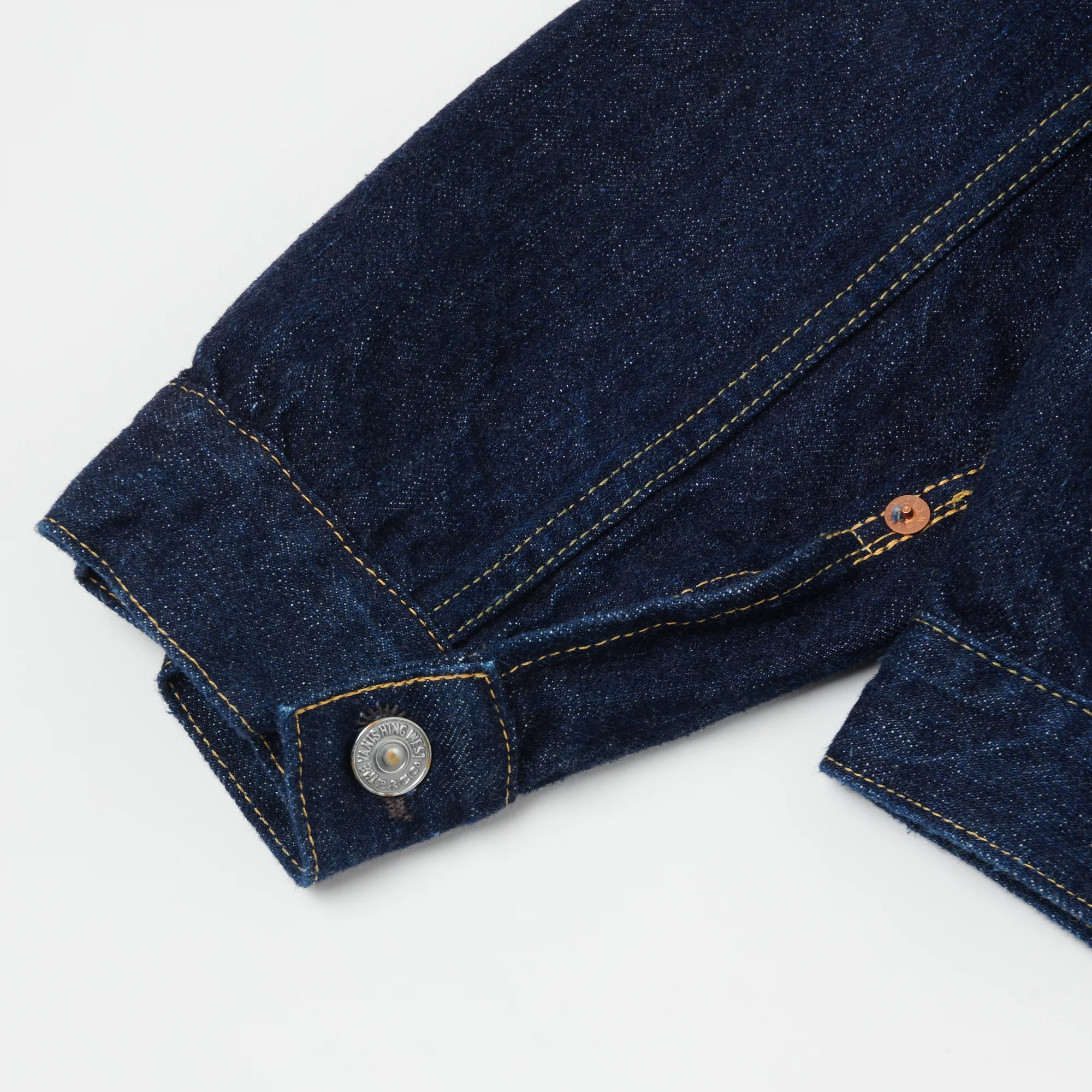 Freewheelers & Co The Vanishing West 506XX Type-I Denim Jacket - One Wash - Image 4
