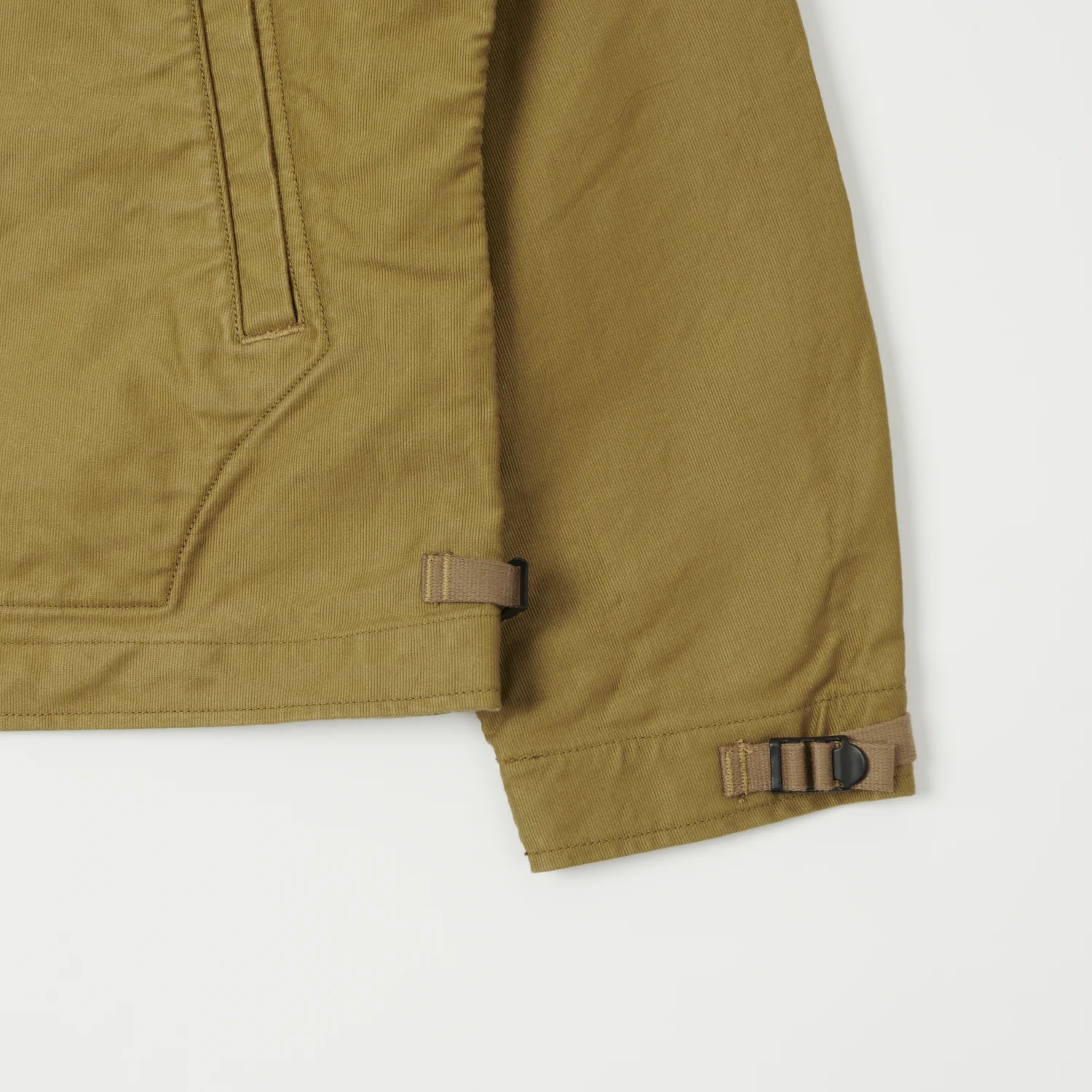 Freewheelers & Co Deck Worker Jacket - Khaki Beige - Image 3
