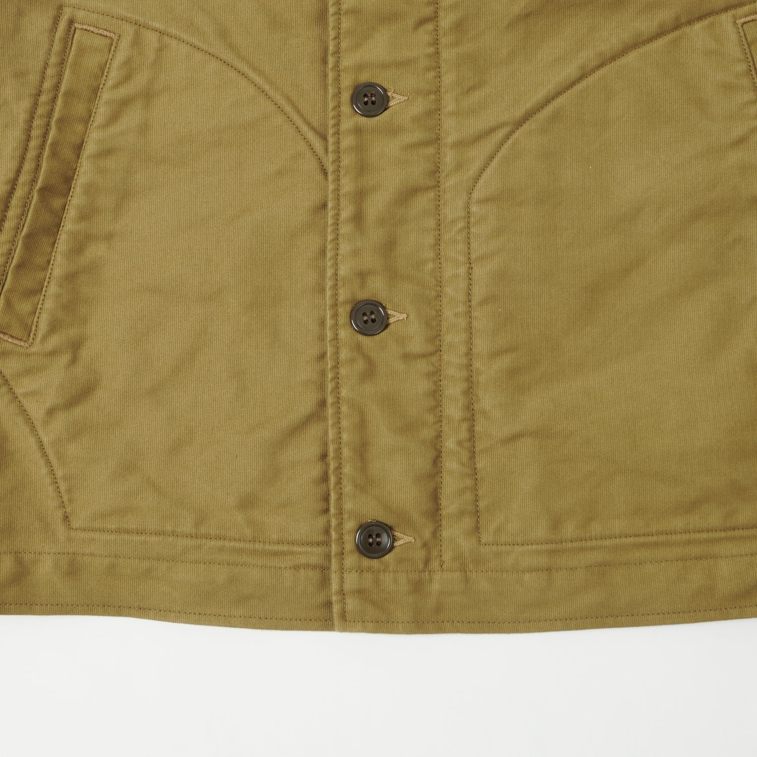 Freewheelers & Co Deck Worker Jacket - Khaki Beige - Image 4
