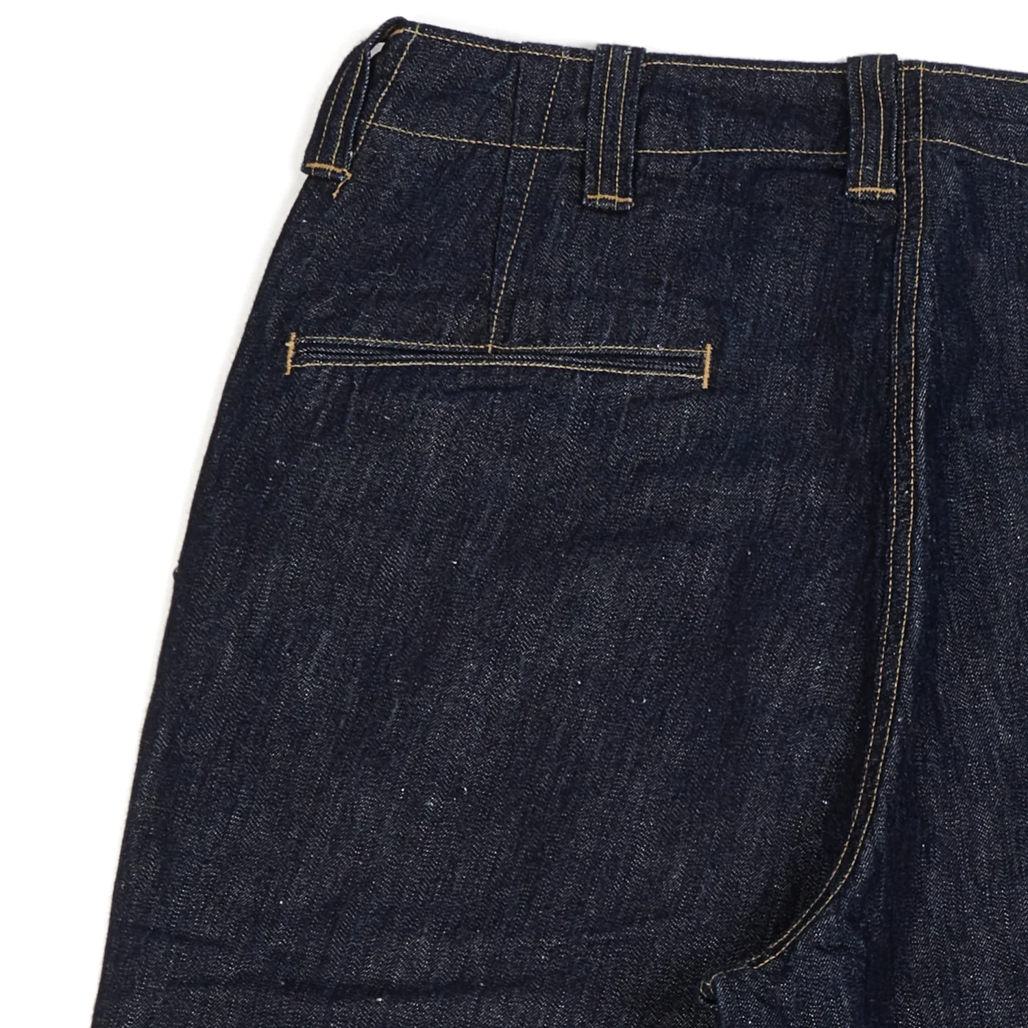 Freewheelers & Co USMC M-1942 9.5oz Regular Straight Denim Trouser - One Wash - Image 6