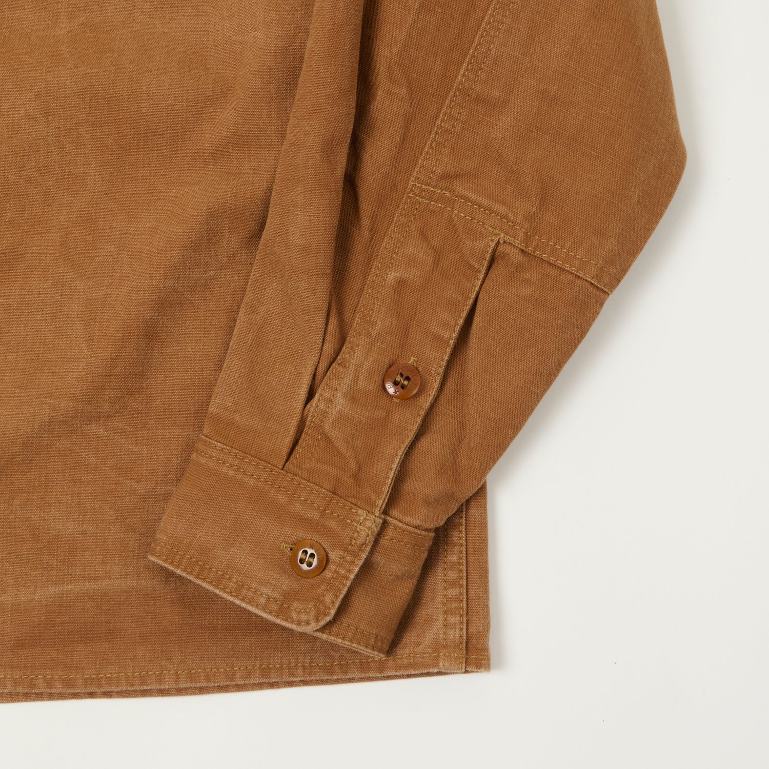 Freewheelers & Co Great Lakes 'Uplander' L/S Work Shirt - Brown - Image 4