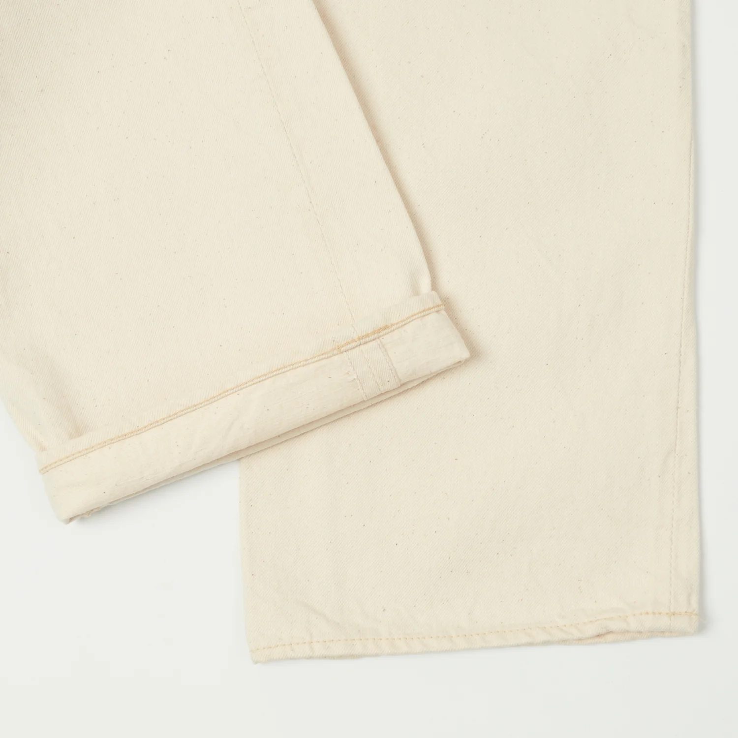 FULLCOUNT 0105 13.7oz Wide Straight Jean - Ecru One Wash - Image 3