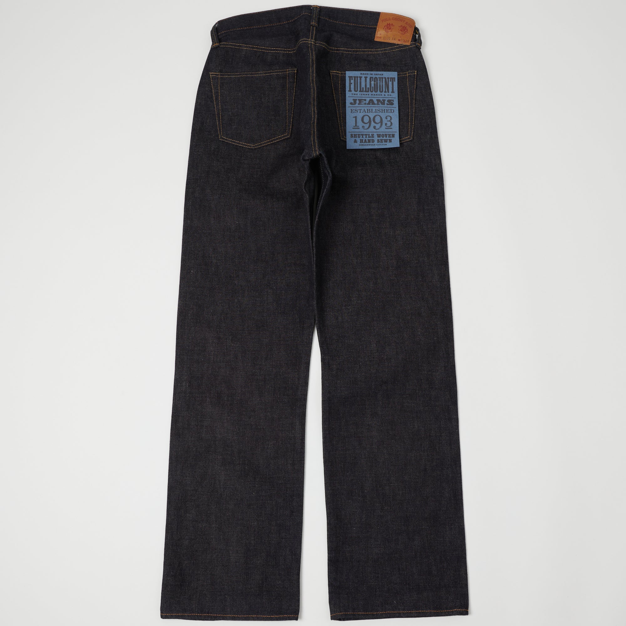 FULLCOUNT 0105XX 15.5oz Wide Straight Jean - Raw - Image 3