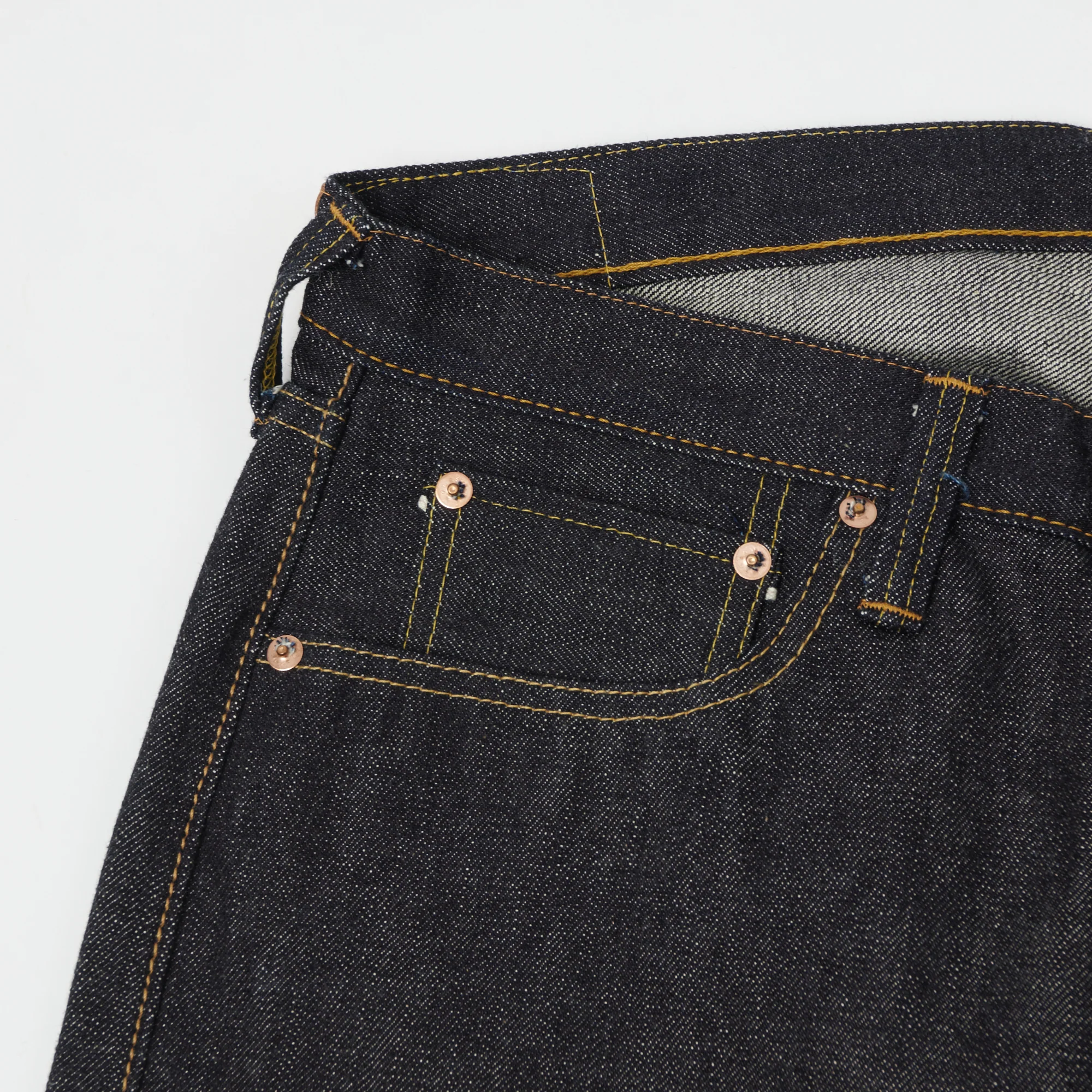FULLCOUNT 0105XX 15.5oz Wide Straight Jean - Raw - Image 5