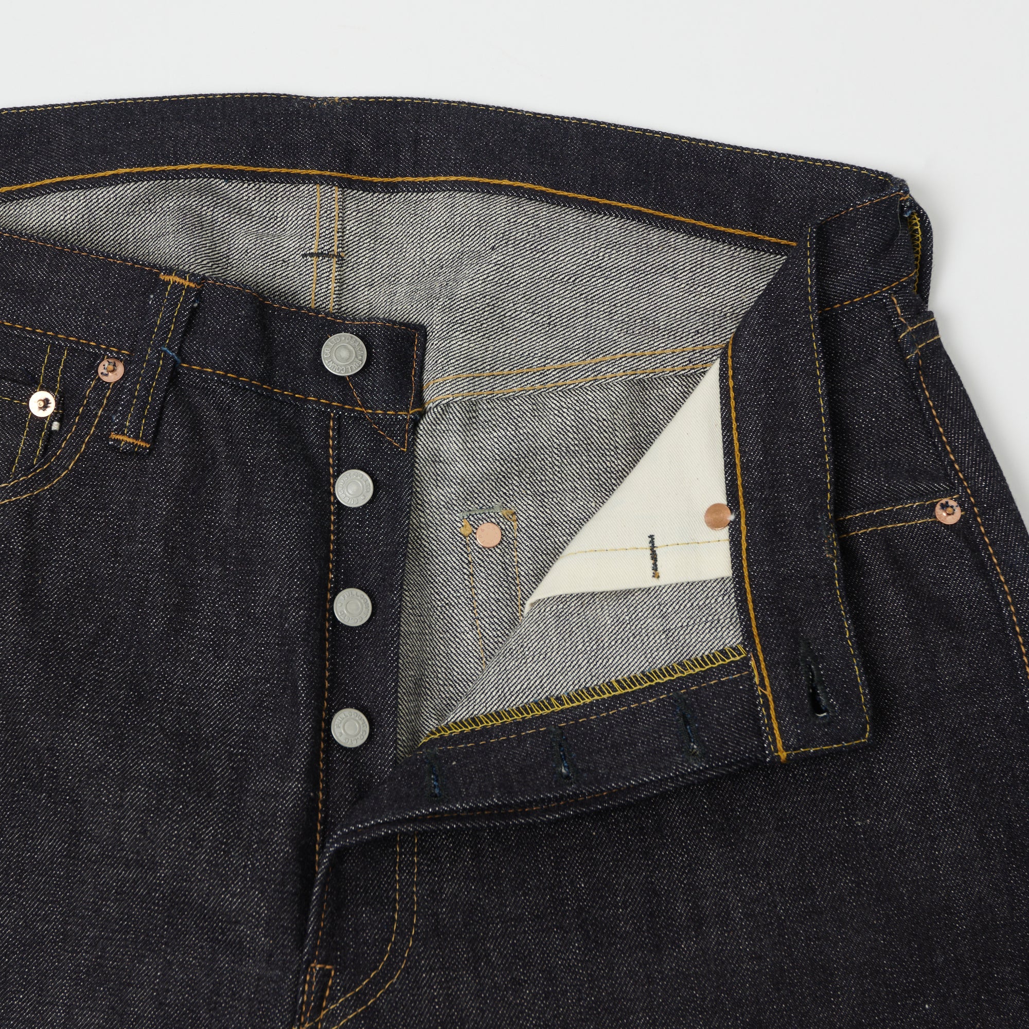 FULLCOUNT 0105XX 15.5oz Wide Straight Jean - Raw - Image 6