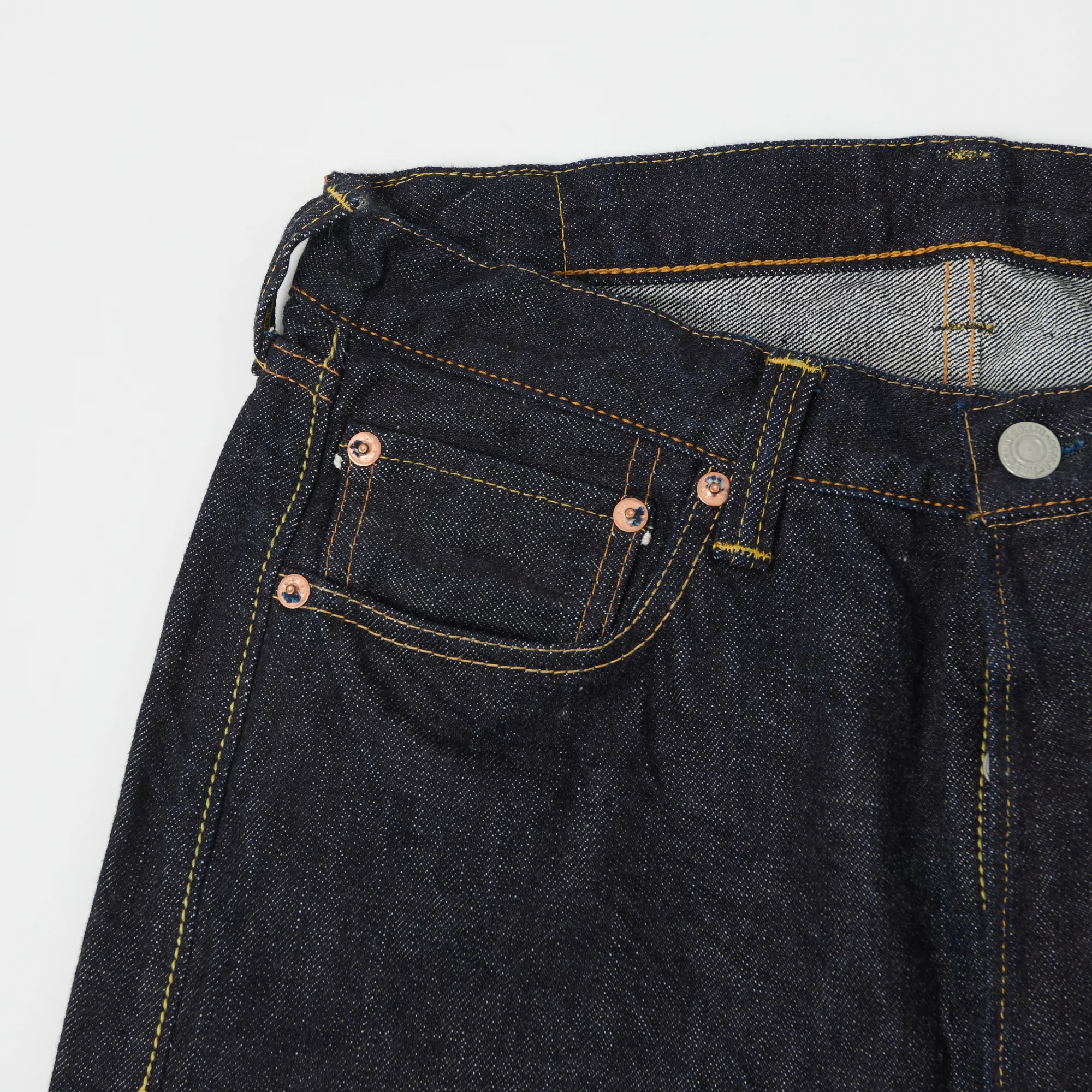 FULLCOUNT 1101XX 15.5oz Loose Straight Jean - One Wash - Image 5