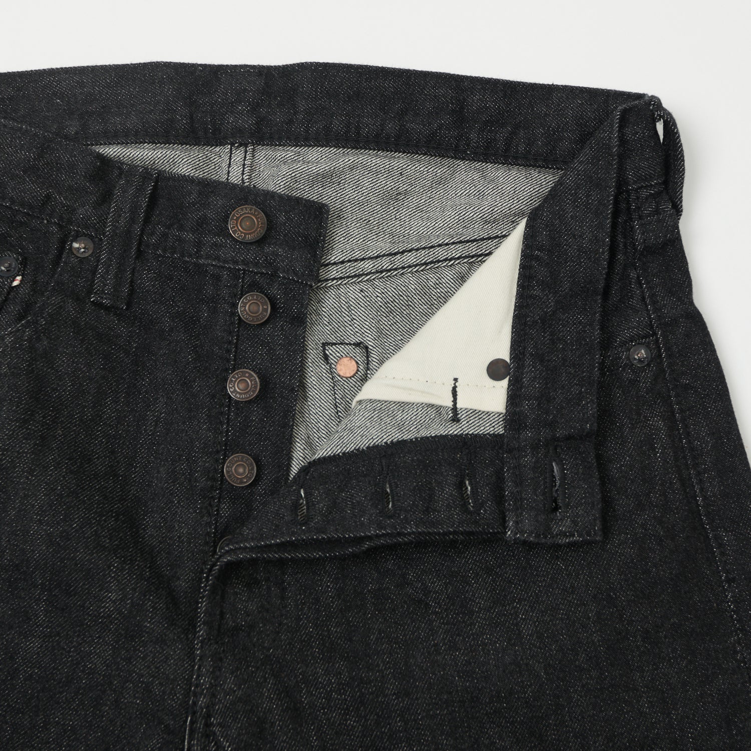 FULLCOUNT 1108 13.7oz Regular Straight Jean - Black One Wash - Image 4