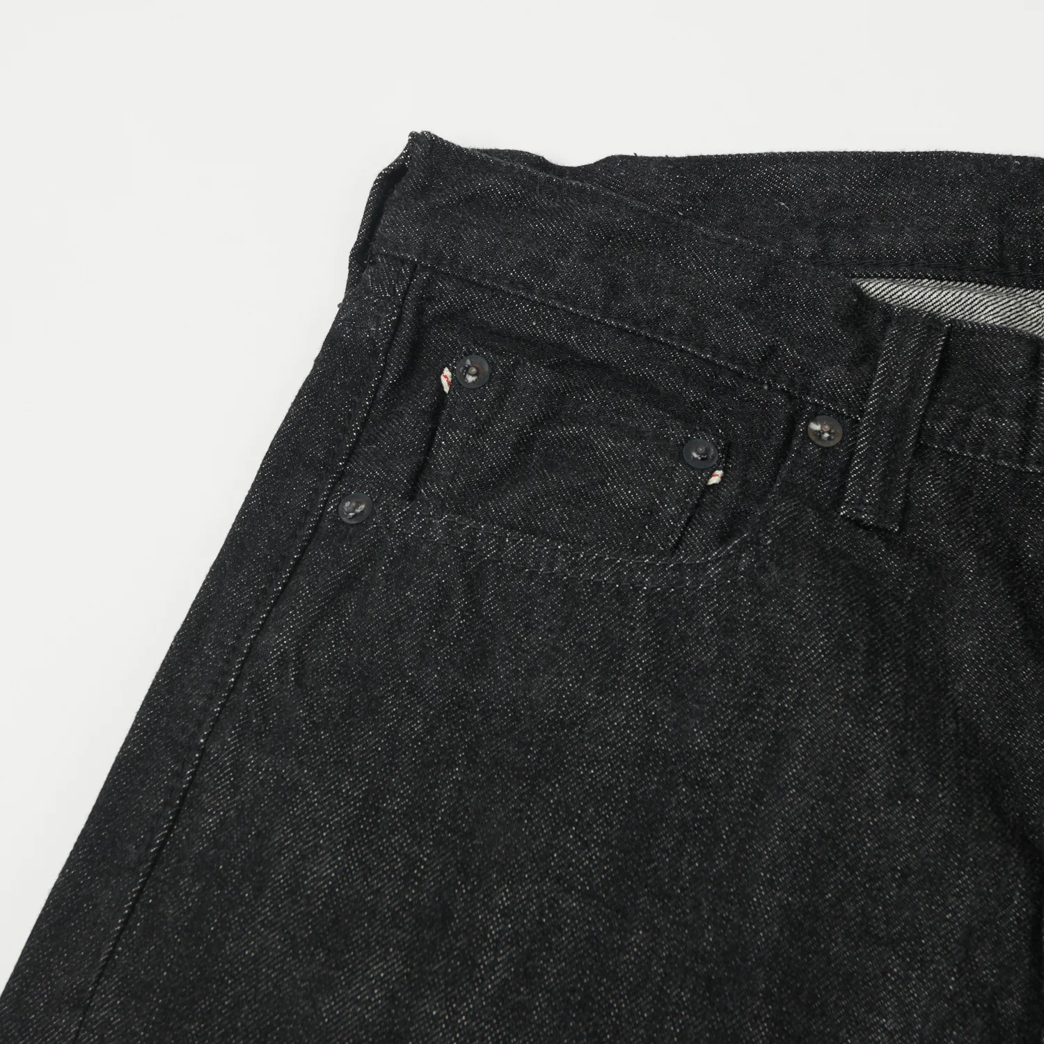 FULLCOUNT 1108 13.7oz Regular Straight Jean - Black One Wash - Image 5
