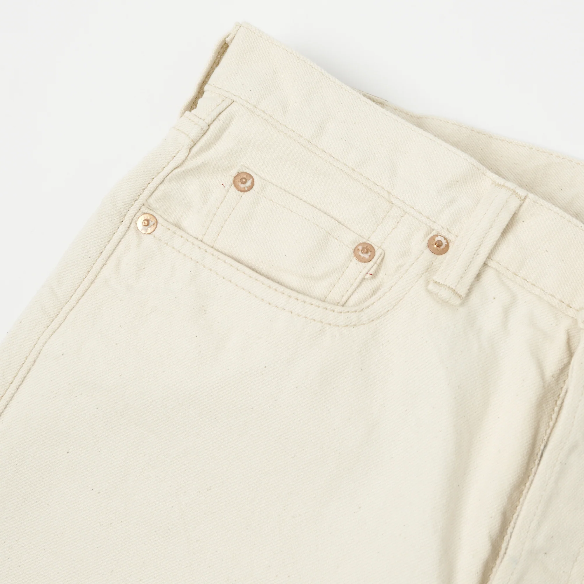 FULLCOUNT 1108 13.7oz Regular Straight Jean - Ecru One Wash - Image 5