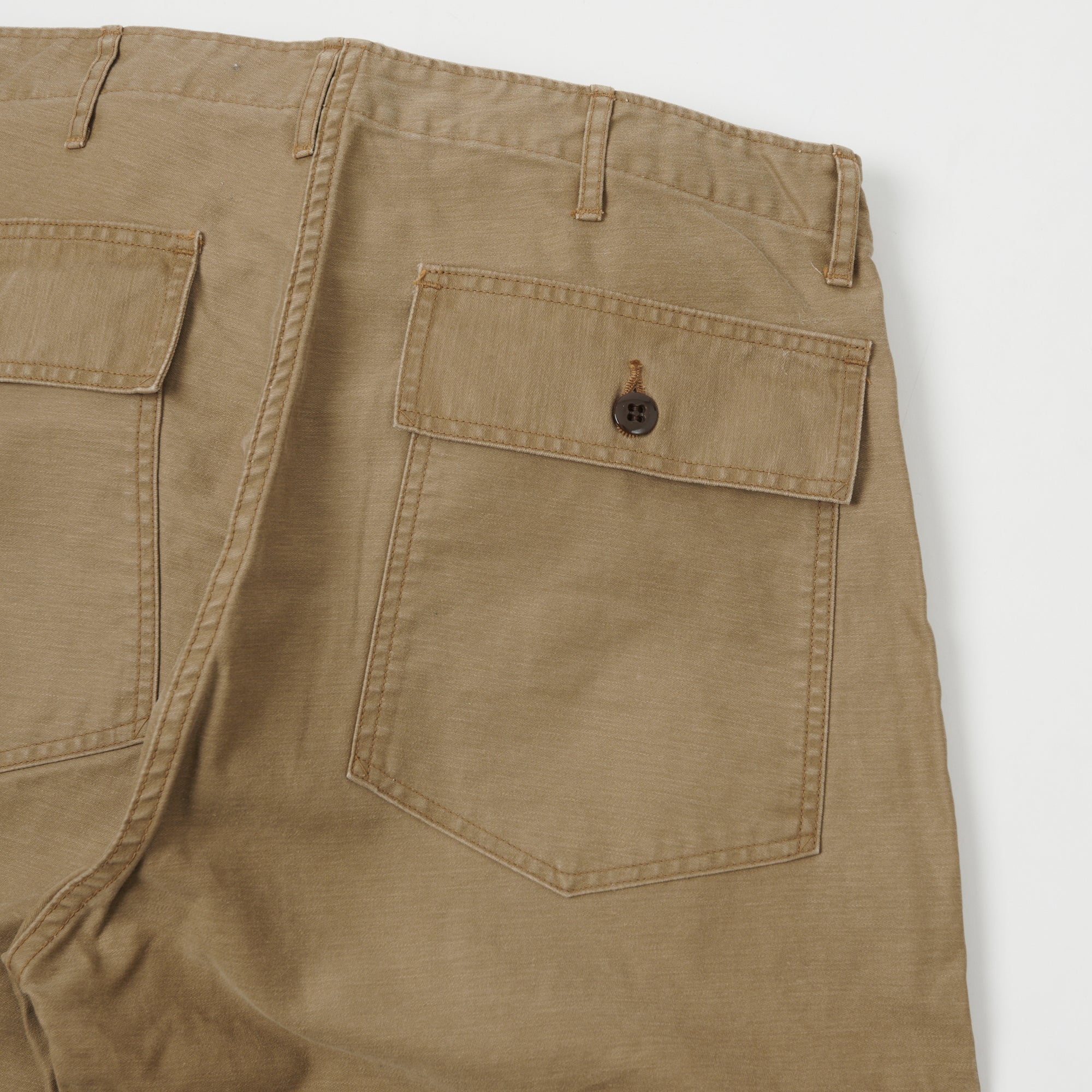 FULLCOUNT 1217 OG107 Utility Trouser - Beige - Image 4