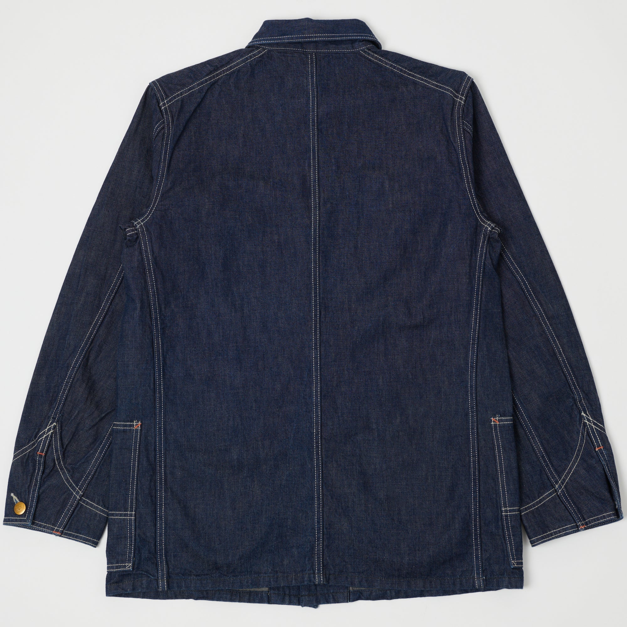 FULLCOUNT 2875 Denim Coverall Jacket - One Wash - Image 3