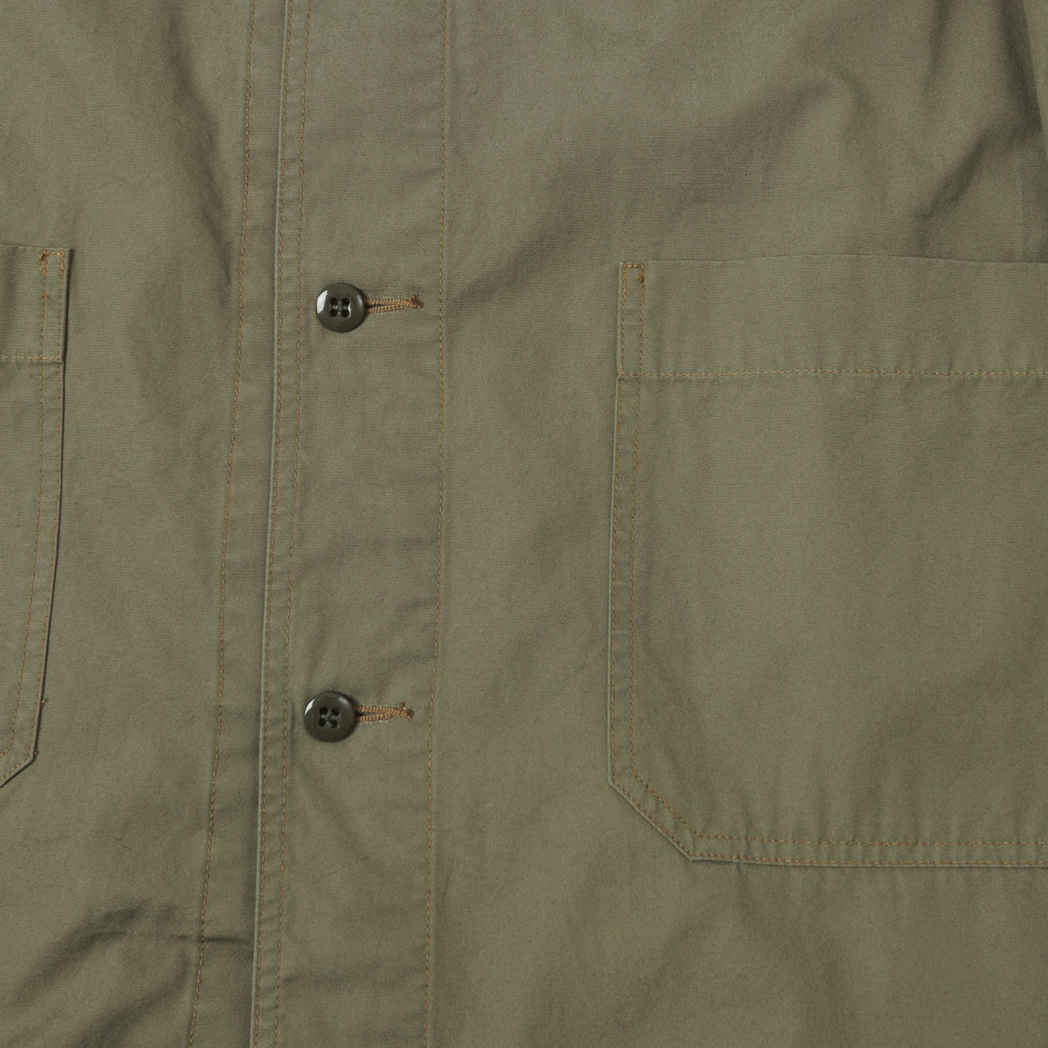 FULLCOUNT 2888 Poplin Atelier Coat - Ash Green - Image 4