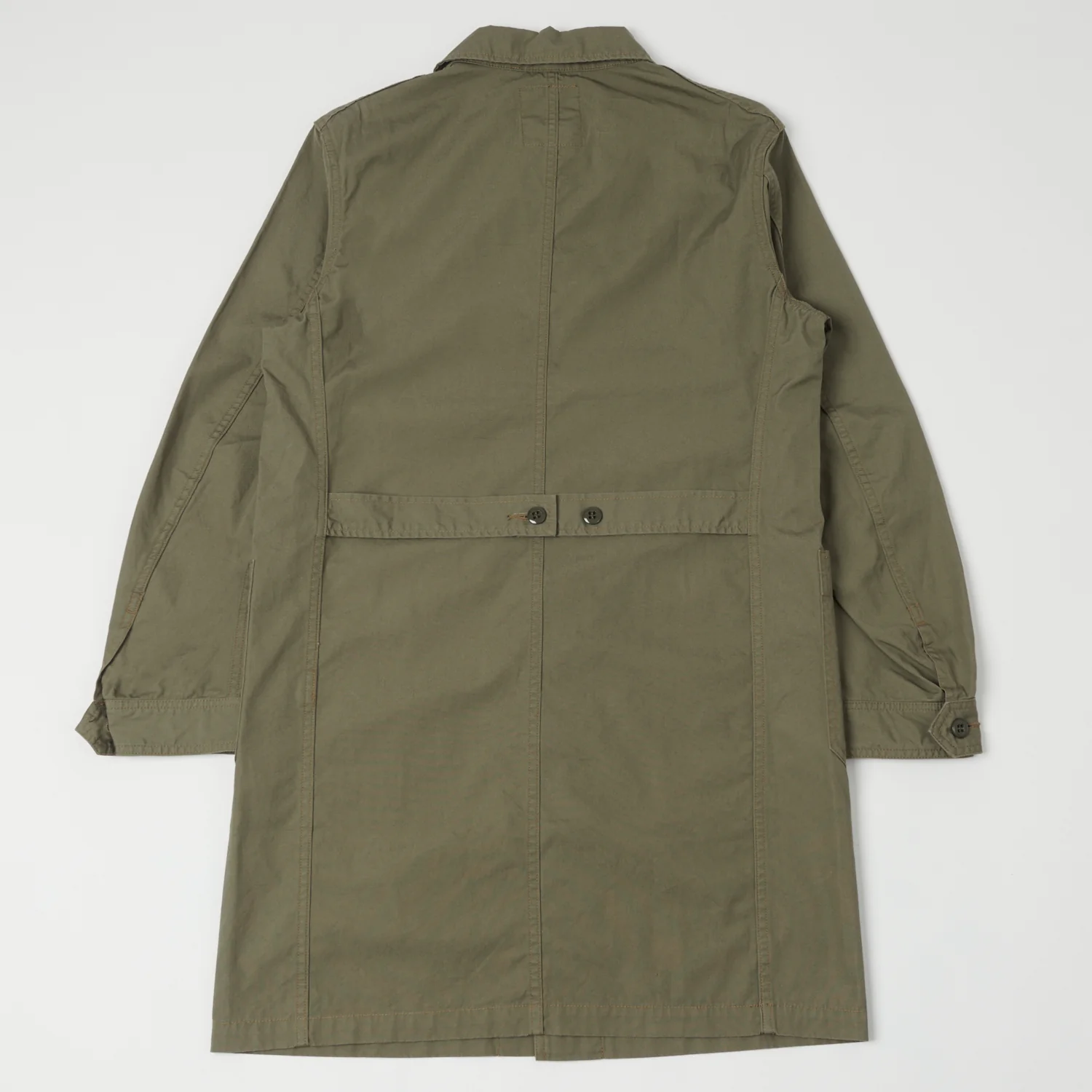 FULLCOUNT 2888 Poplin Atelier Coat - Ash Green - Image 7