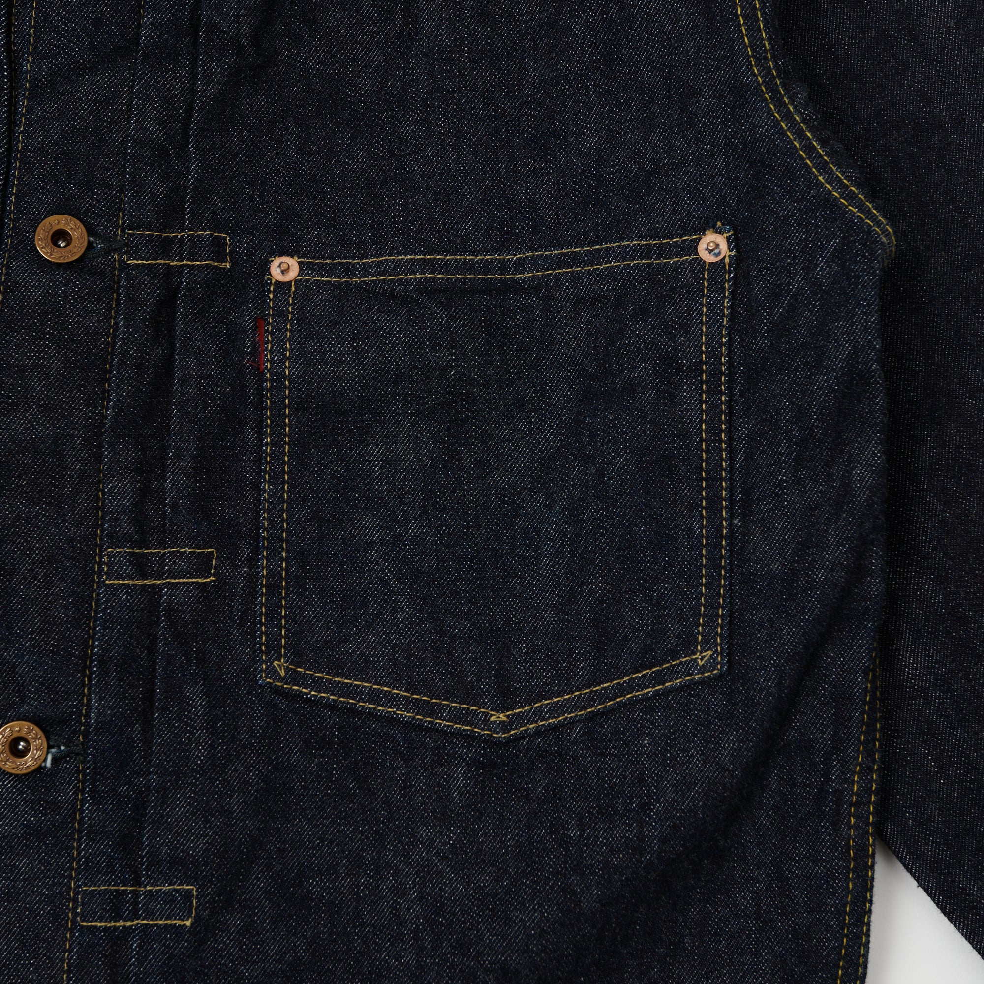 FULLCOUNT S2107 14oz Type I Denim Jacket - One Wash - Image 3