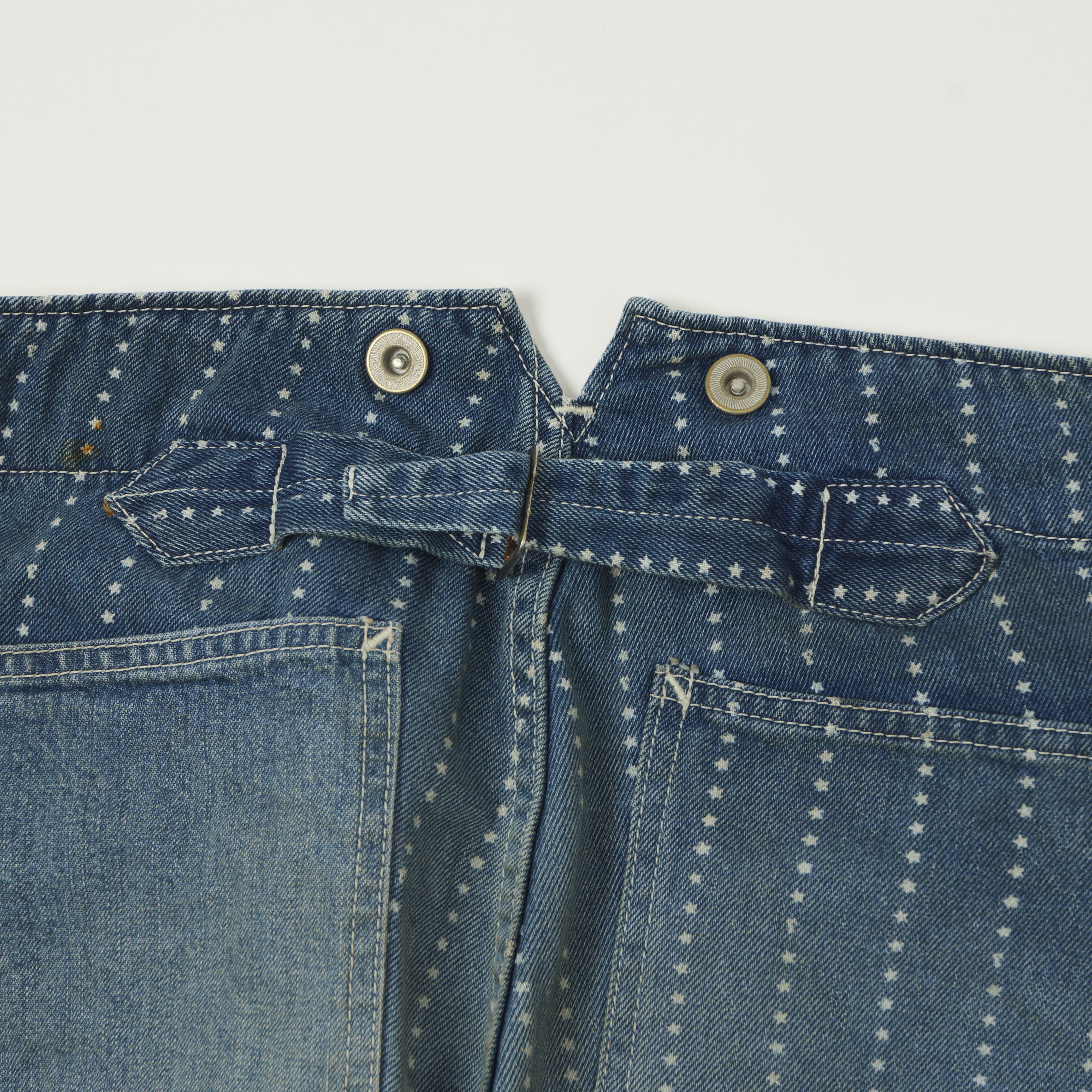 FULLCOUNT 1138 Star Wabash Workers Pants - Heavy Wash - Image 3