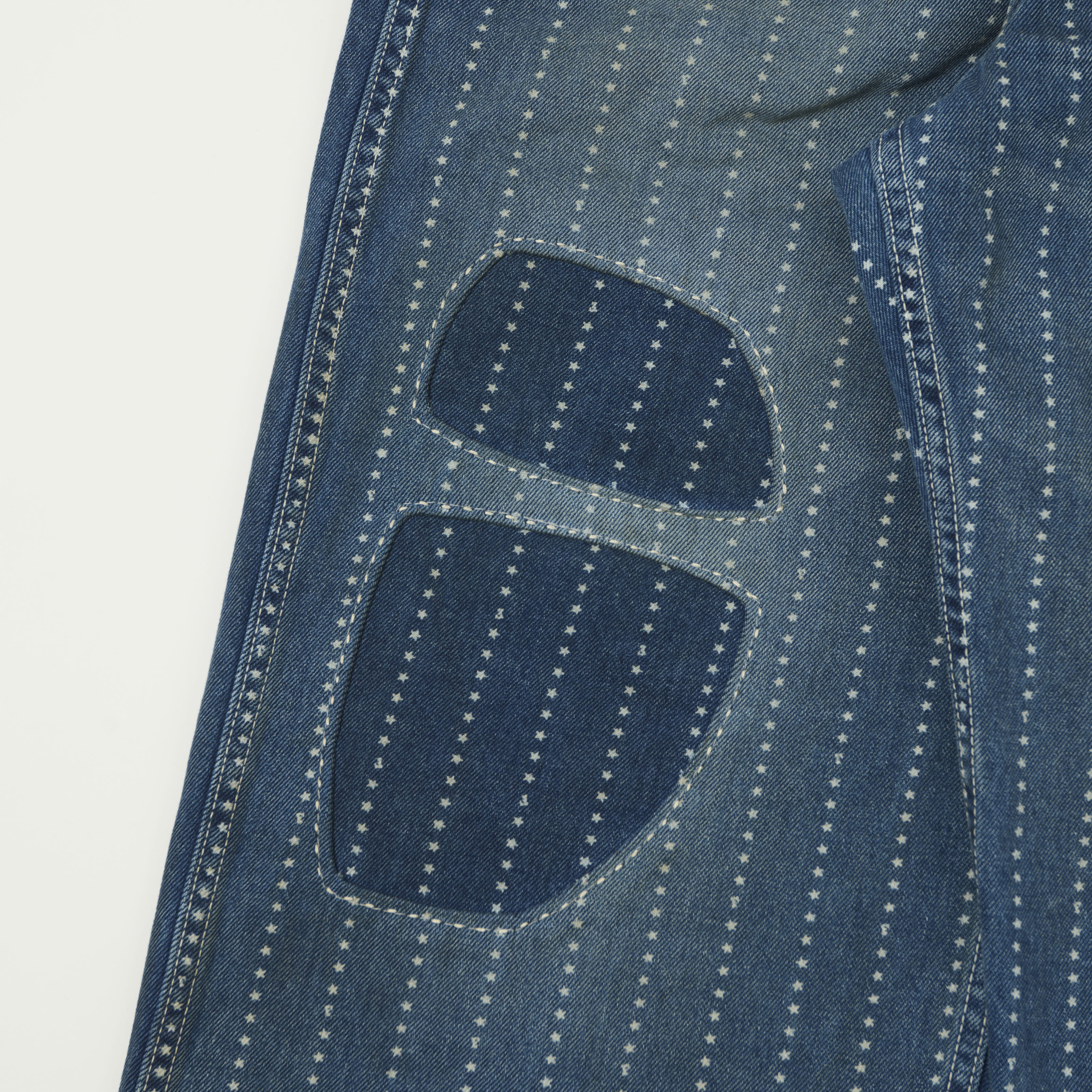 FULLCOUNT 1138 Star Wabash Workers Pants - Heavy Wash - Image 4