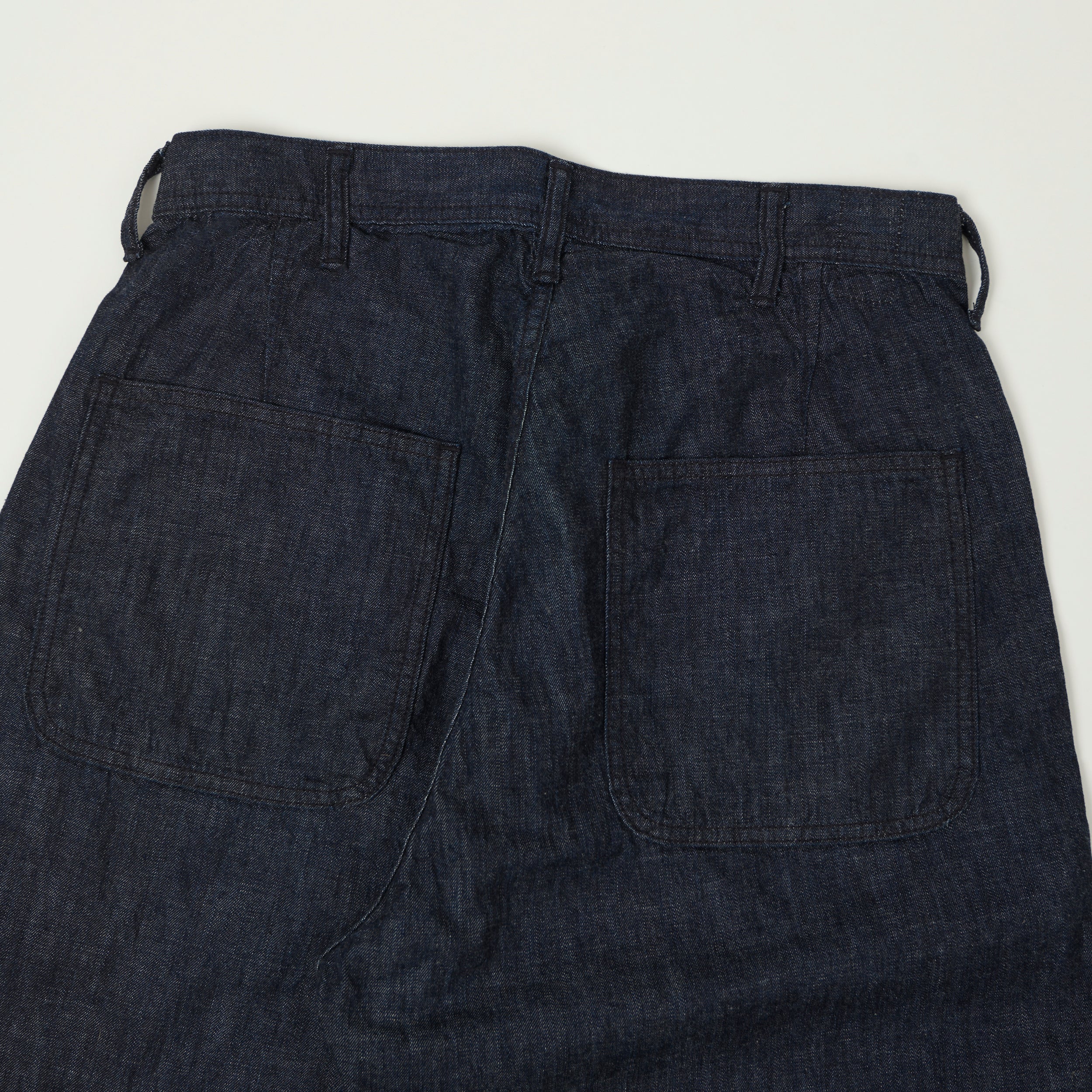 FULLCOUNT 1141 8oz Denim U.S. Navy Seamens Trousers - One Wash - Image 5