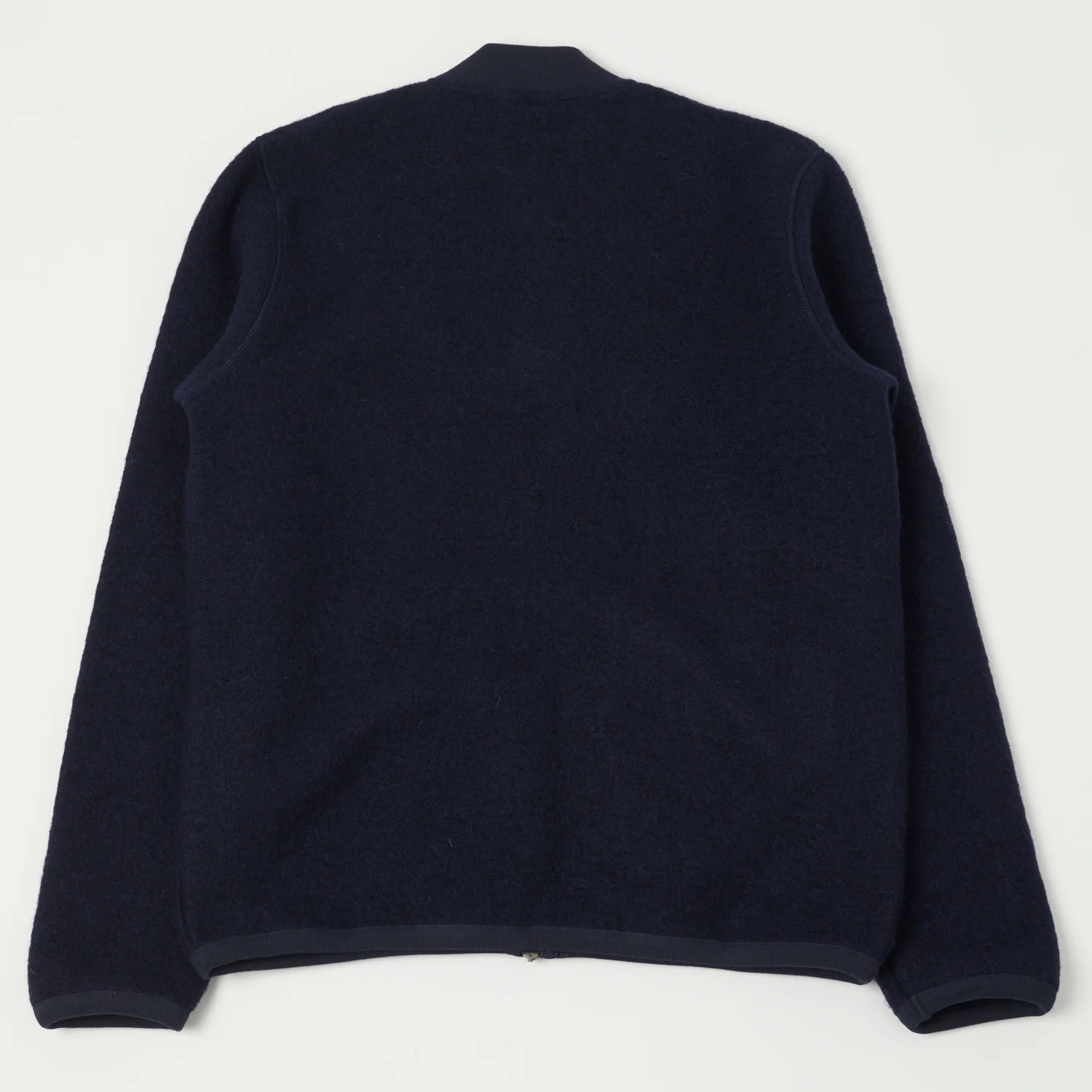 Hartford 'David' Knitted Wool Jacket - Navy - Image 4