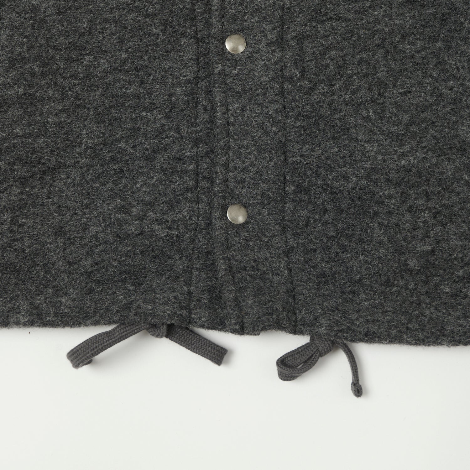 Hartford 'Duane' Knitted Wool Jacket - Charcoal - Image 3