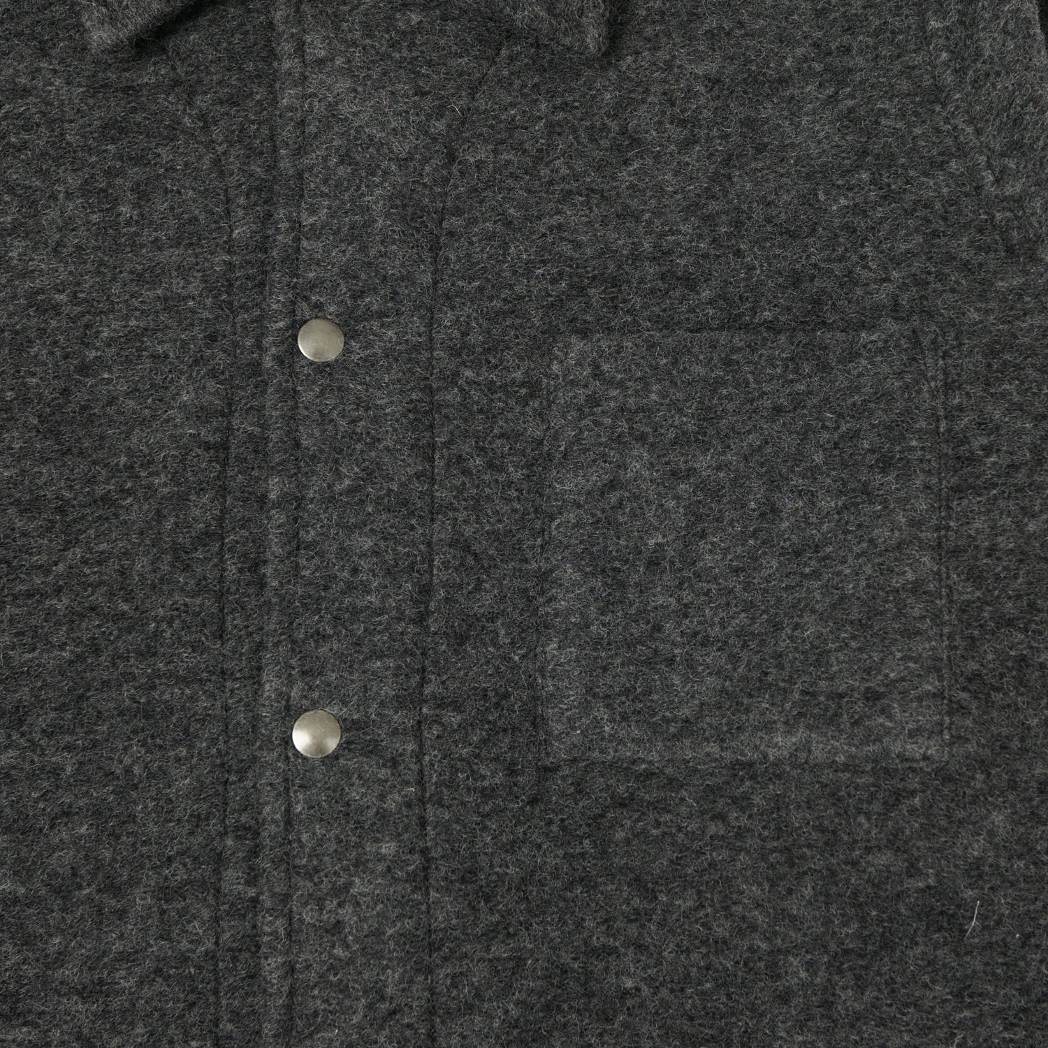 Hartford 'Duane' Knitted Wool Jacket - Charcoal - Image 5