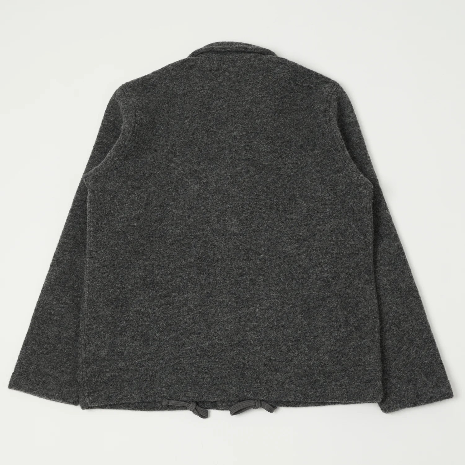 Hartford 'Duane' Knitted Wool Jacket - Charcoal - Image 6