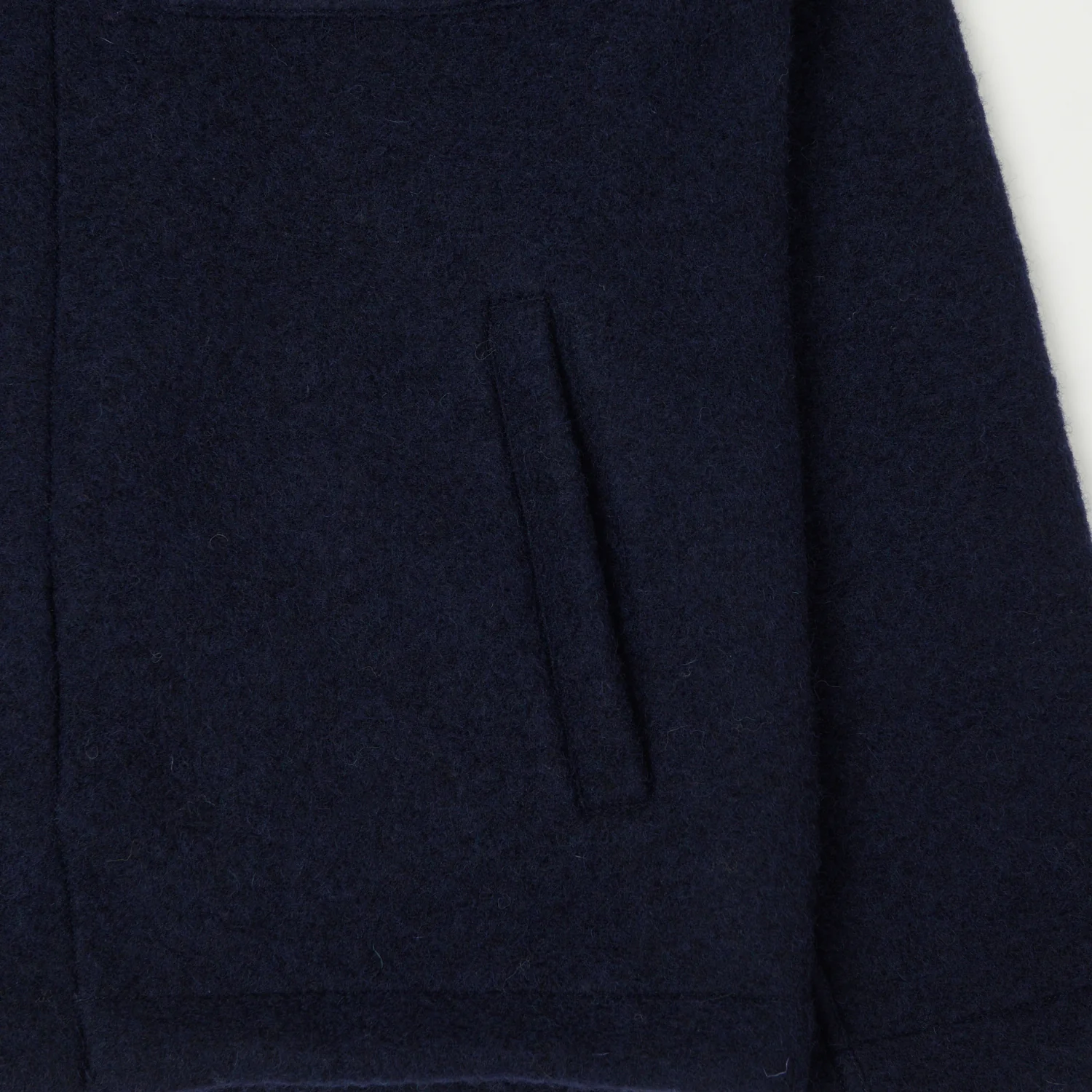 Hartford 'Duane' Knitted Wool Jacket - Navy - Image 4