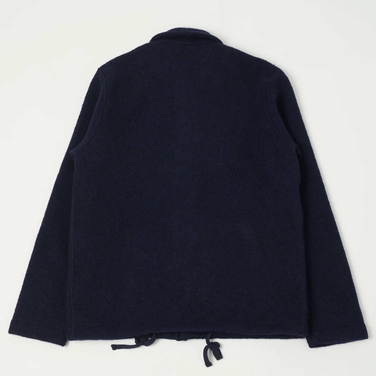 Hartford 'Duane' Knitted Wool Jacket - Navy - Image 6