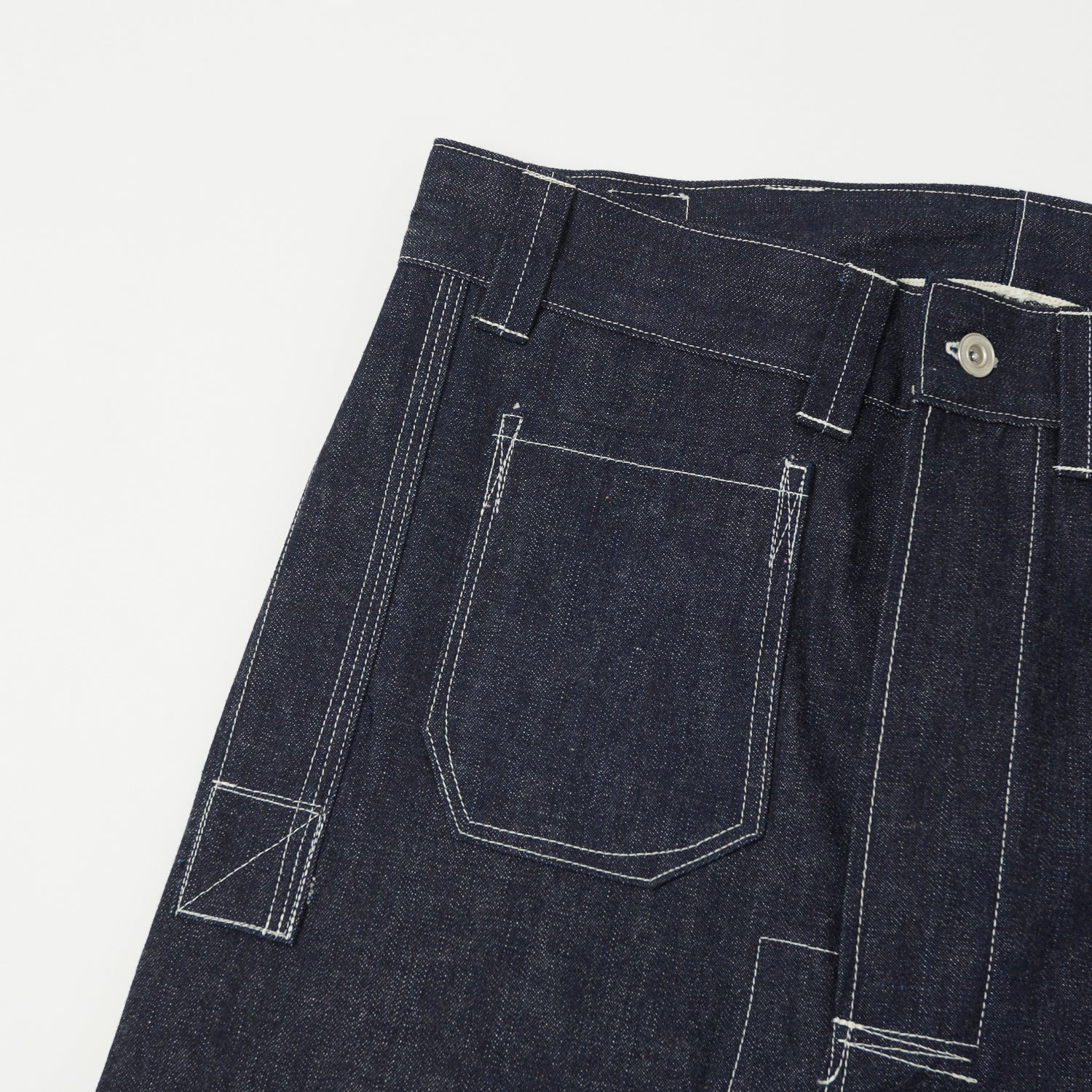 John Gluckow Lot. JG-01 Denim 'Netmakers' Trousers - Raw - Image 5
