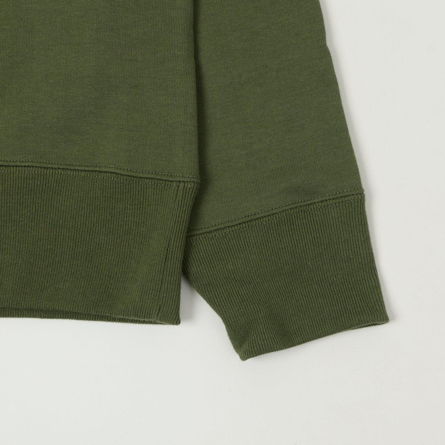 Merz b. Schwanen 346 Classic Sweatshirt - Army Green - Image 3