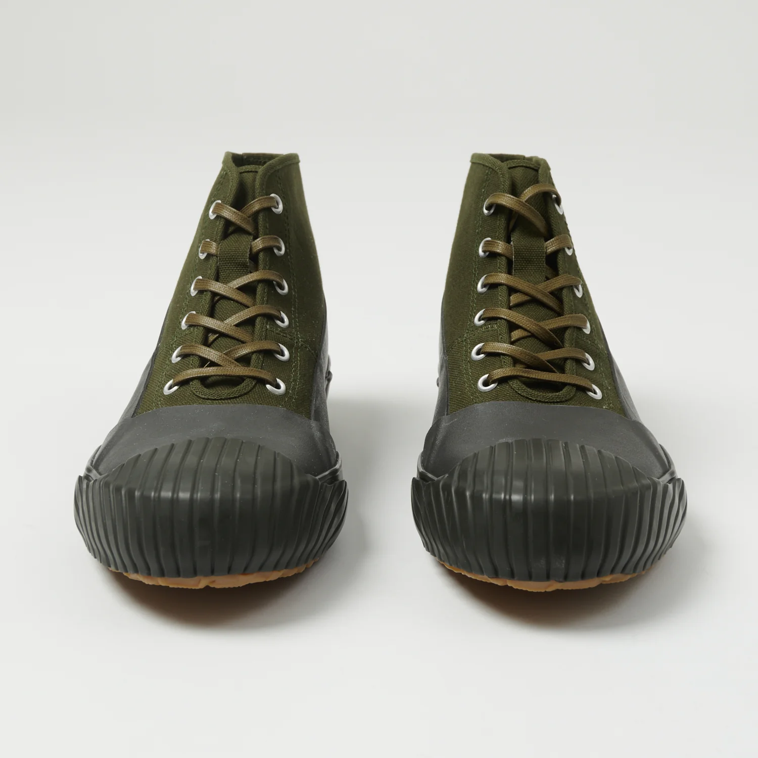 Moonstar 'Alweather' Rubber Covered Hi-Top Sneaker - Khaki - Image 3