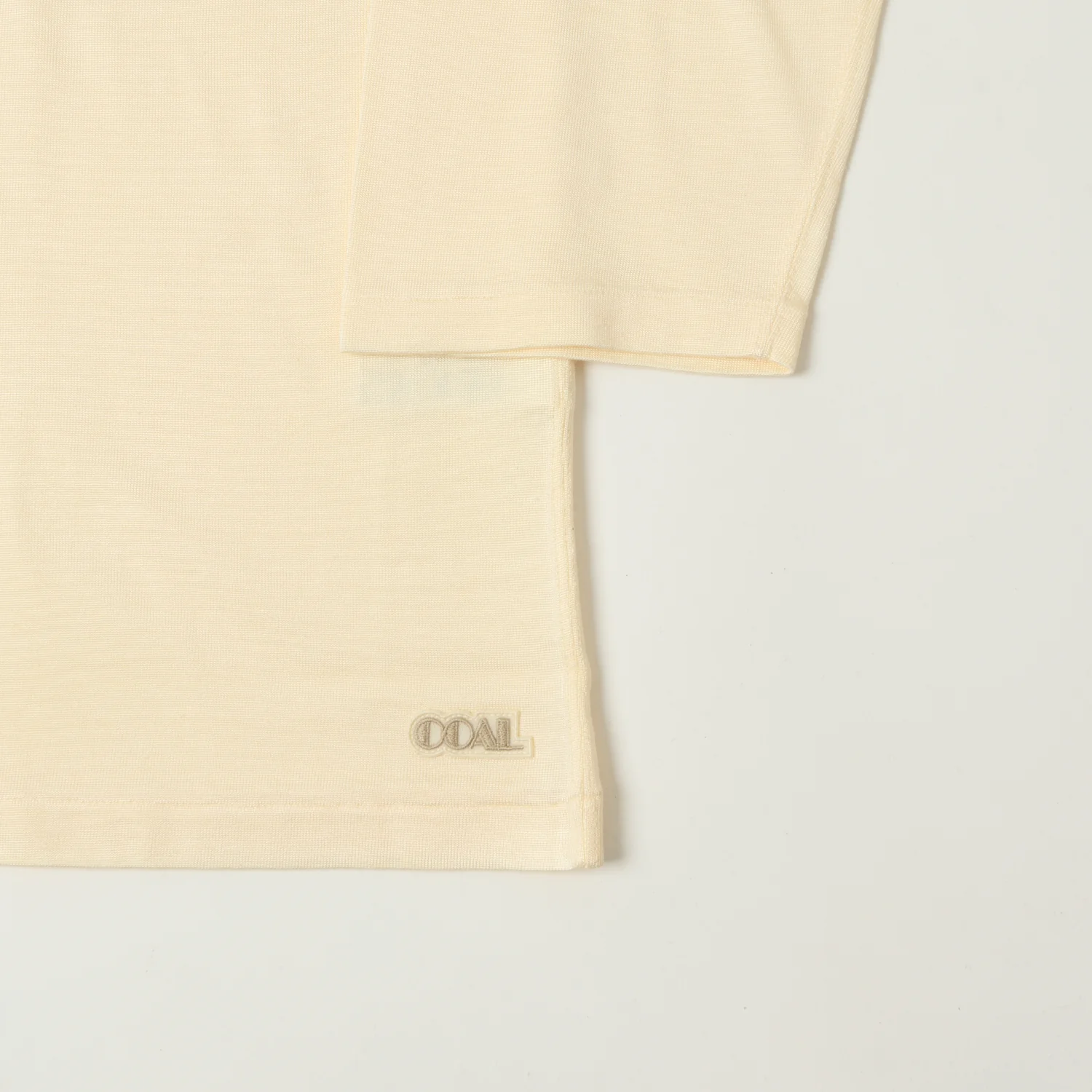 Nanamica Rayon Cotton Football T-Shirt - Ivory - Image 3