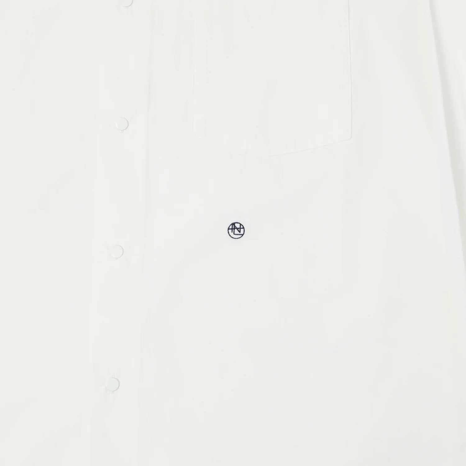 Nanamica Button Up Wind Shirt - Off White - Image 4