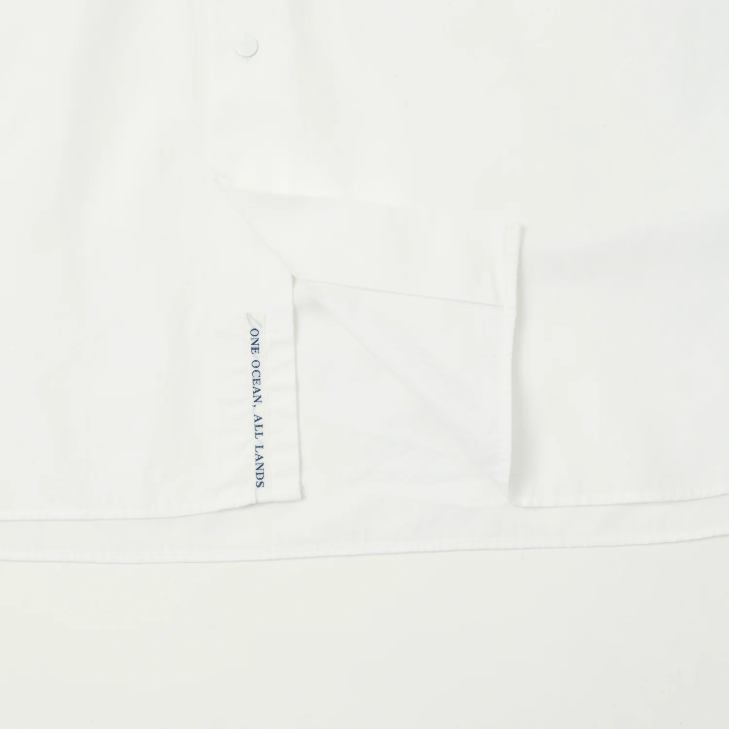 Nanamica Button Up Wind Shirt - Off White - Image 6