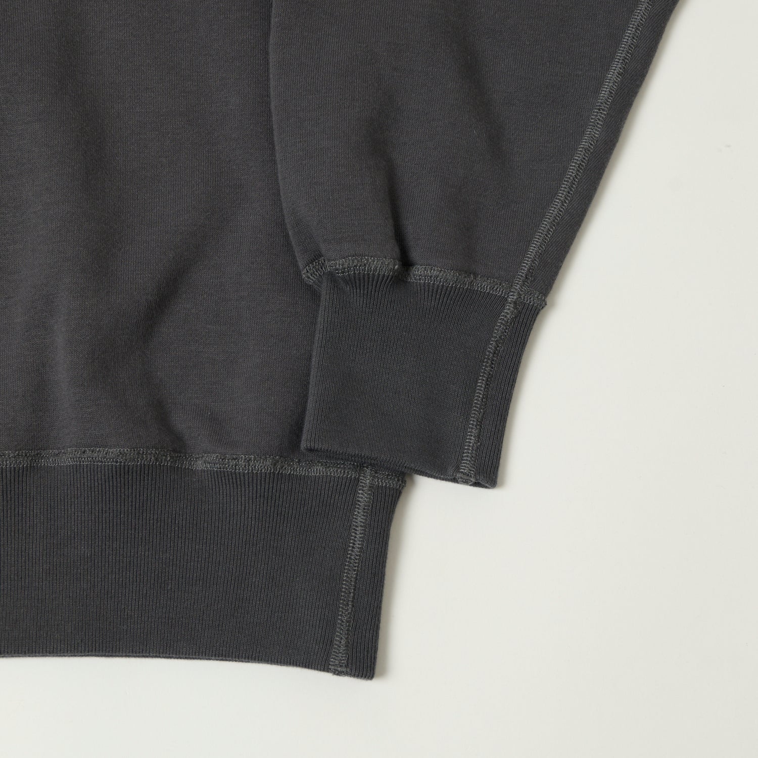 Nanamica Reversible Half Zip Sweatshirt - Charcoal Gray - Image 3