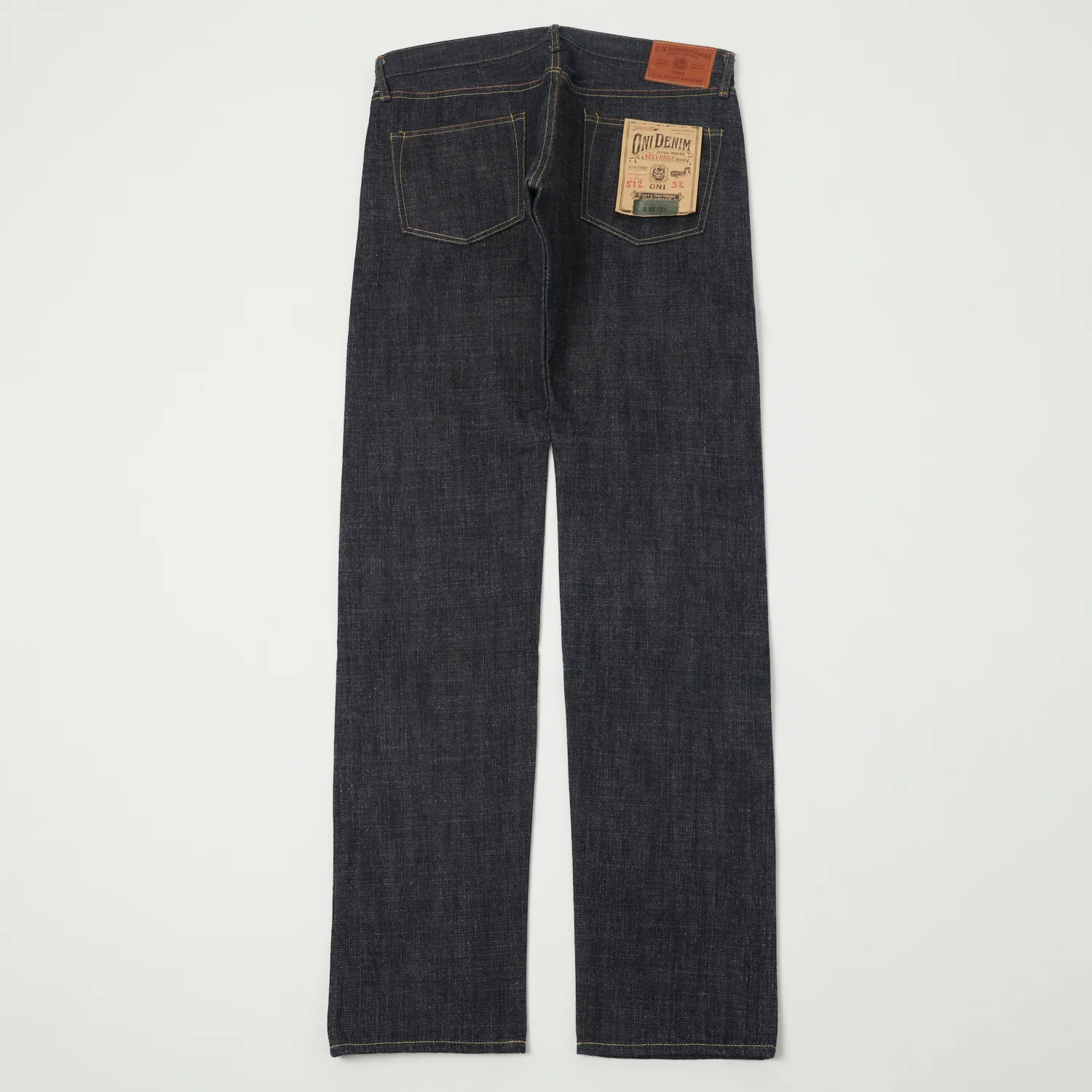 ONI Denim 512 14oz Slim Straight Jeans - Raw - Image 3