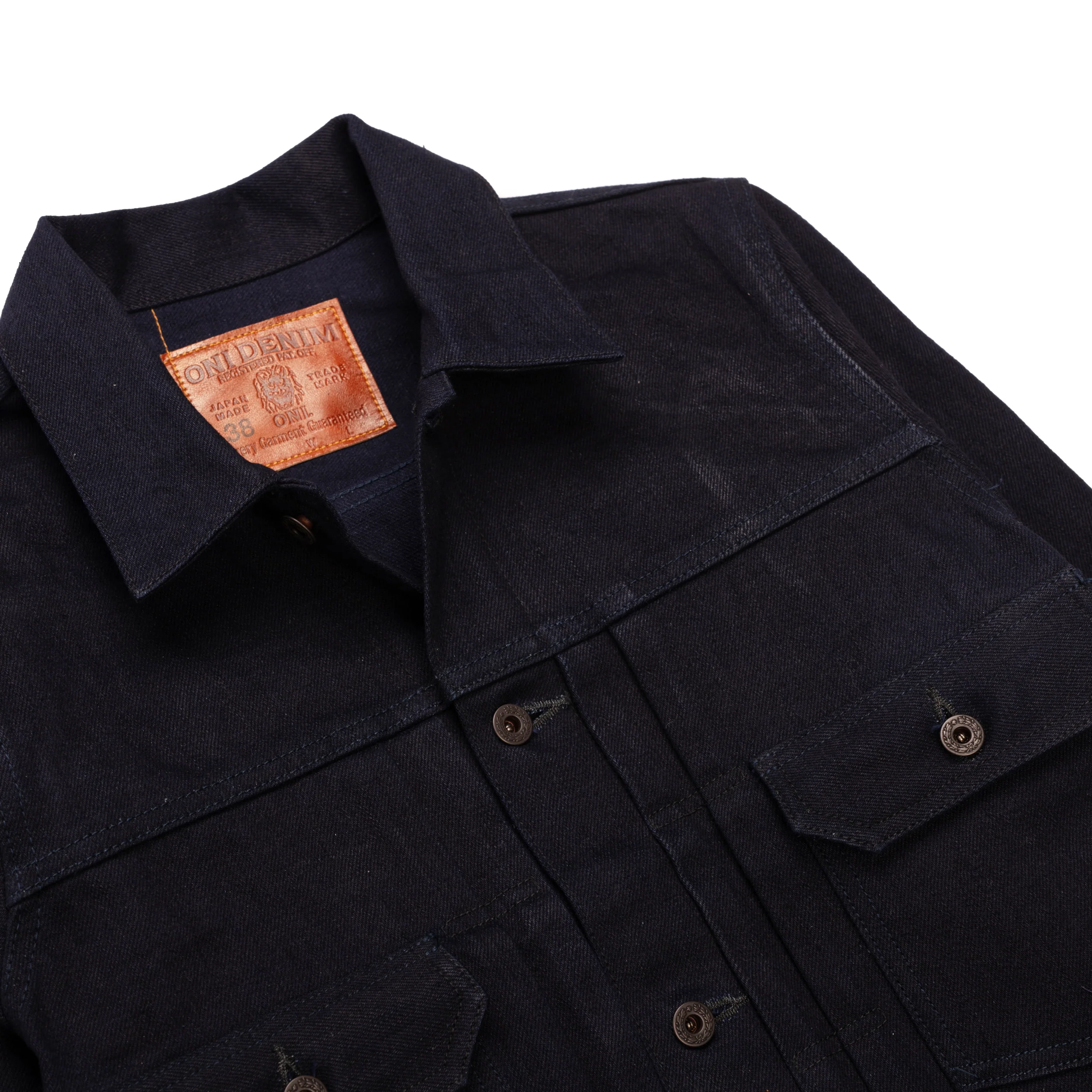 ONI Denim 02517HOX Type II Jacket - Indigo Duck Canvas - Image 3