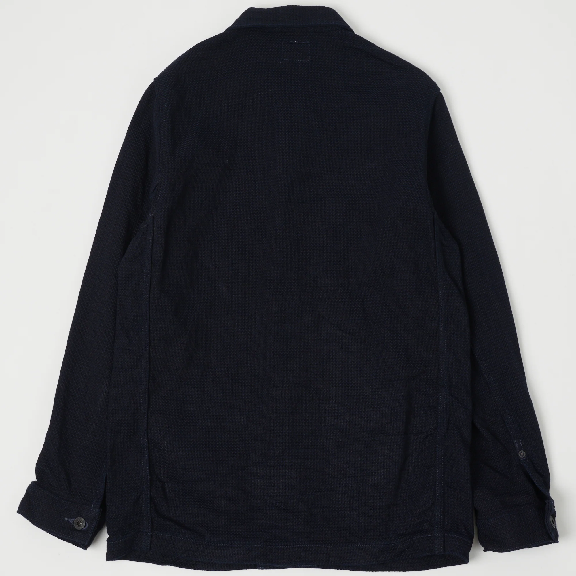 ONI Denim 03100-ID Sashiko Dobby Coverall Jacket - Indigo - Image 3