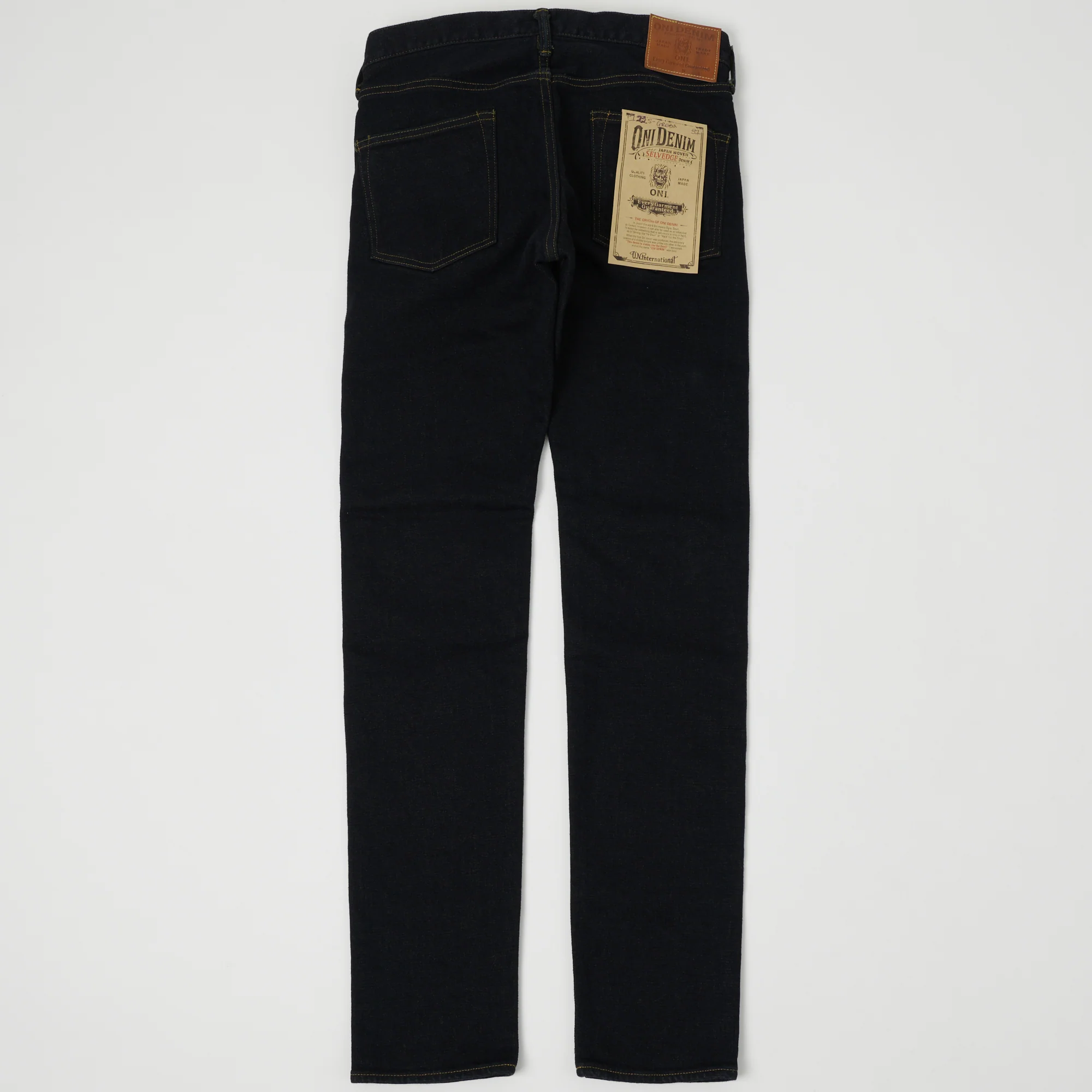 ONI Denim 122S-GR Slim Tapered Jean - Green Overdye One Wash - Image 4