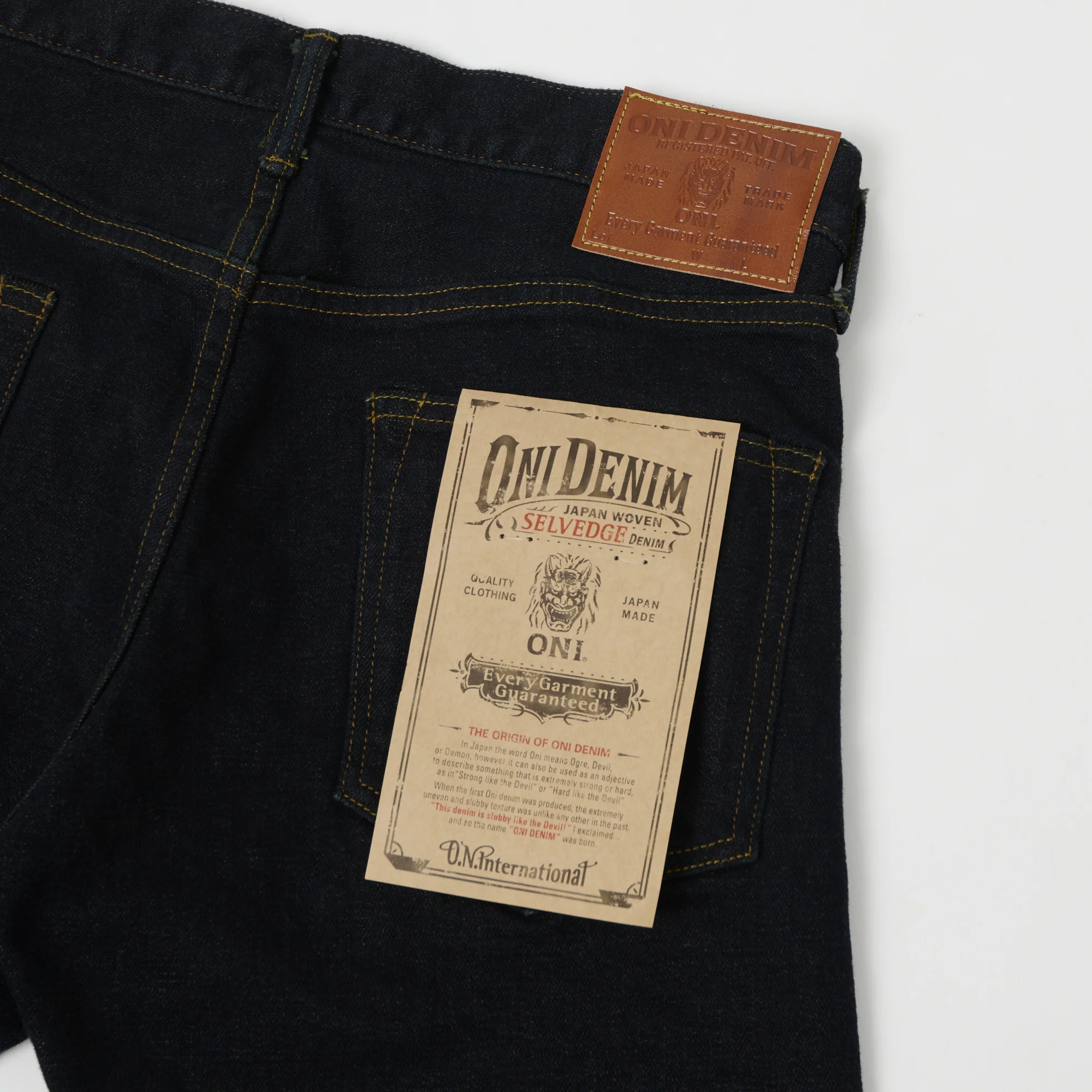 ONI Denim 122S-GR Slim Tapered Jean - Green Overdye One Wash - Image 5