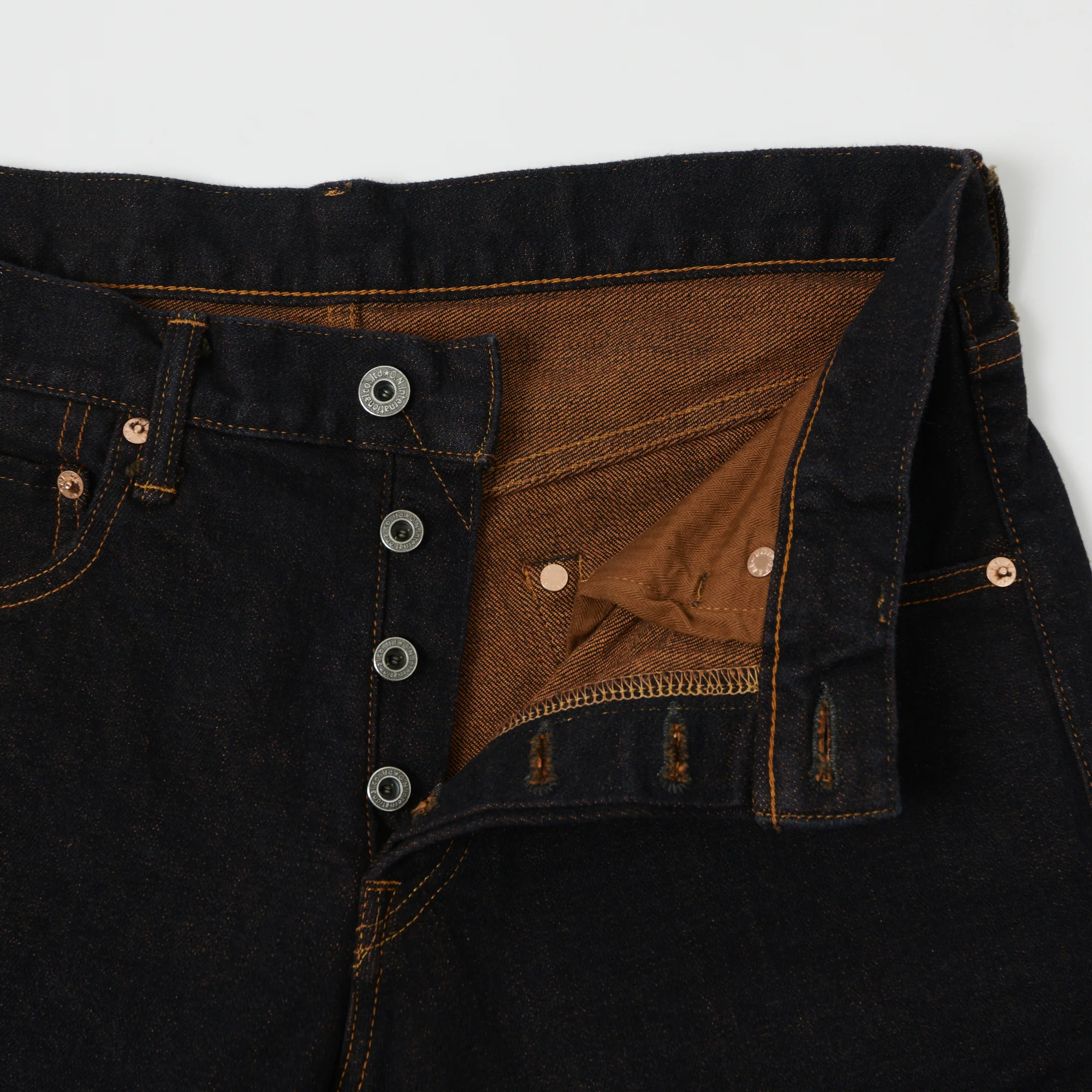 ONI Denim 122S-RU Slim Tapered Jean - Rust Overdye One Wash - Image 3
