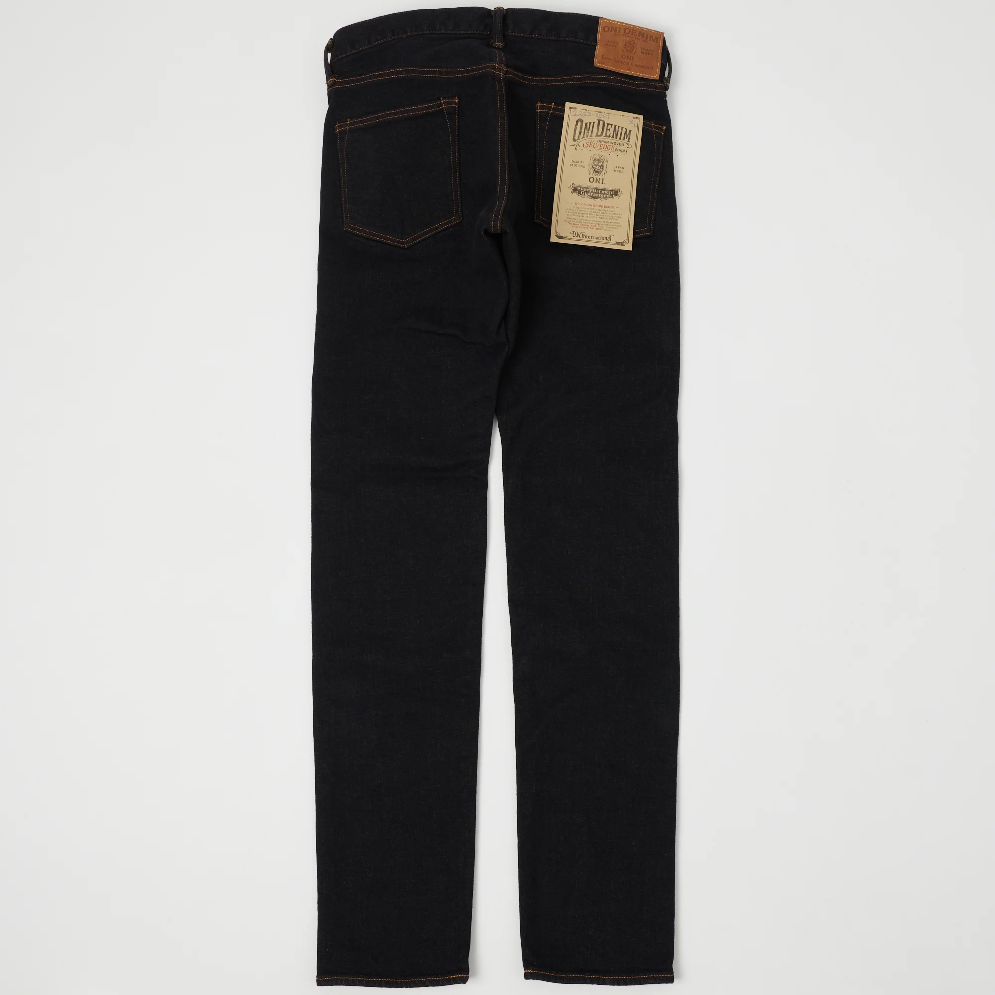 ONI Denim 122S-RU Slim Tapered Jean - Rust Overdye One Wash - Image 4