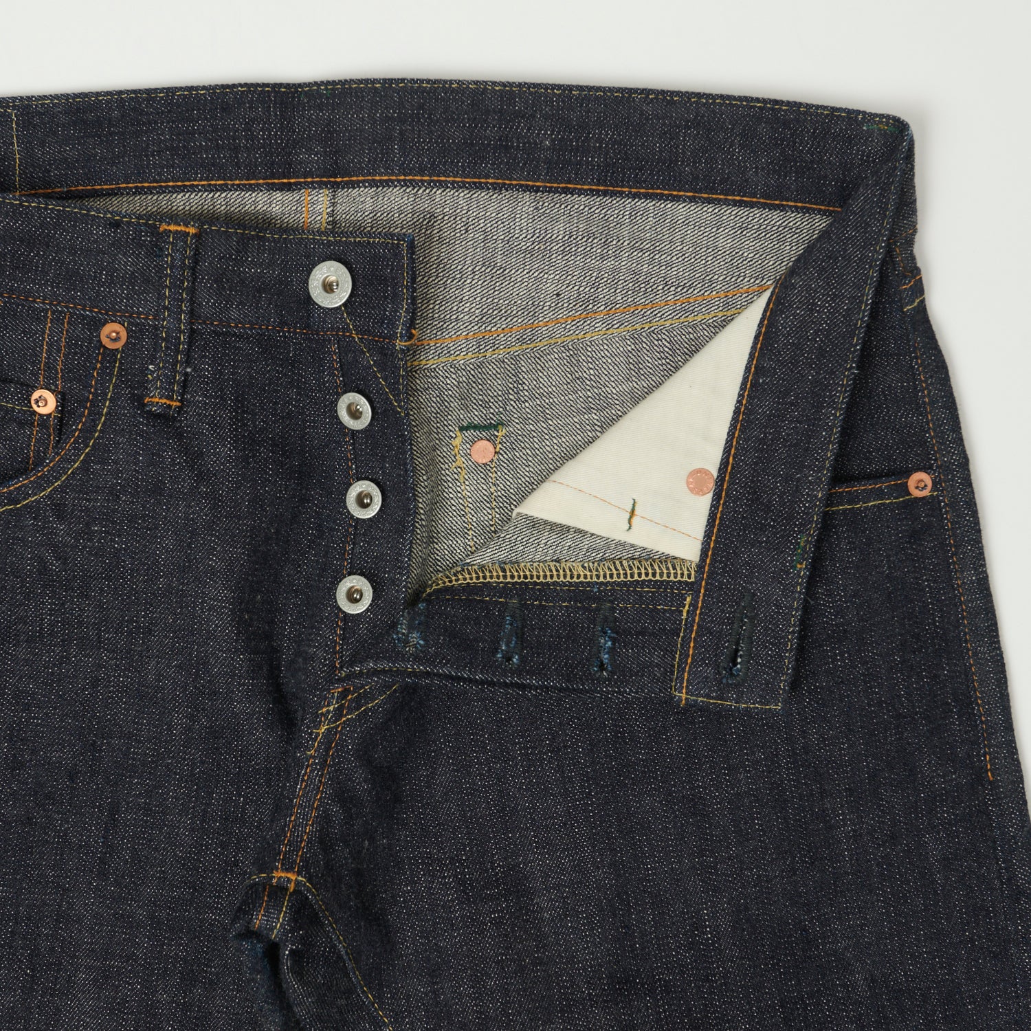 ONI Denim 512XX 16.5oz Slim Straight Jean - Raw - Image 3