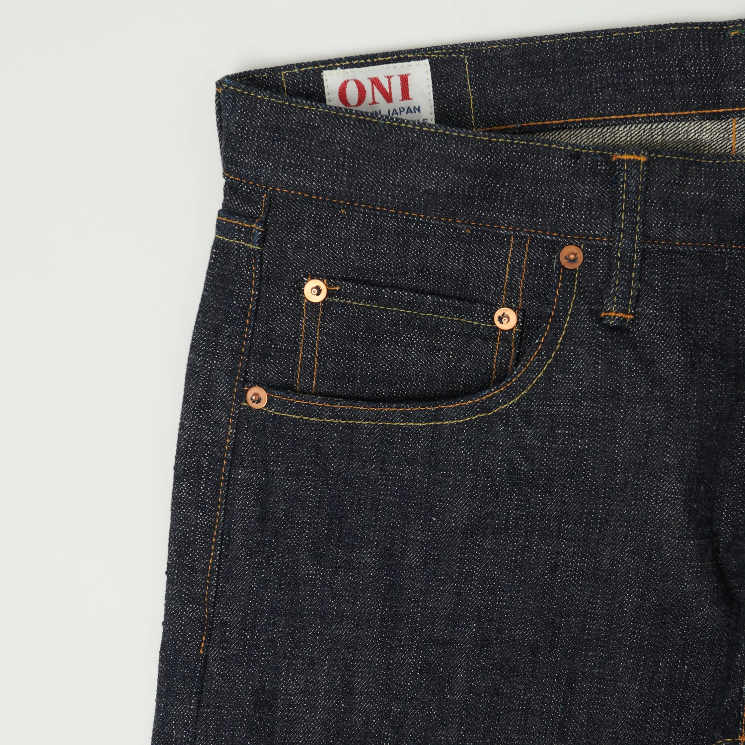ONI Denim 512XX 16.5oz Slim Straight Jean - Raw - Image 6