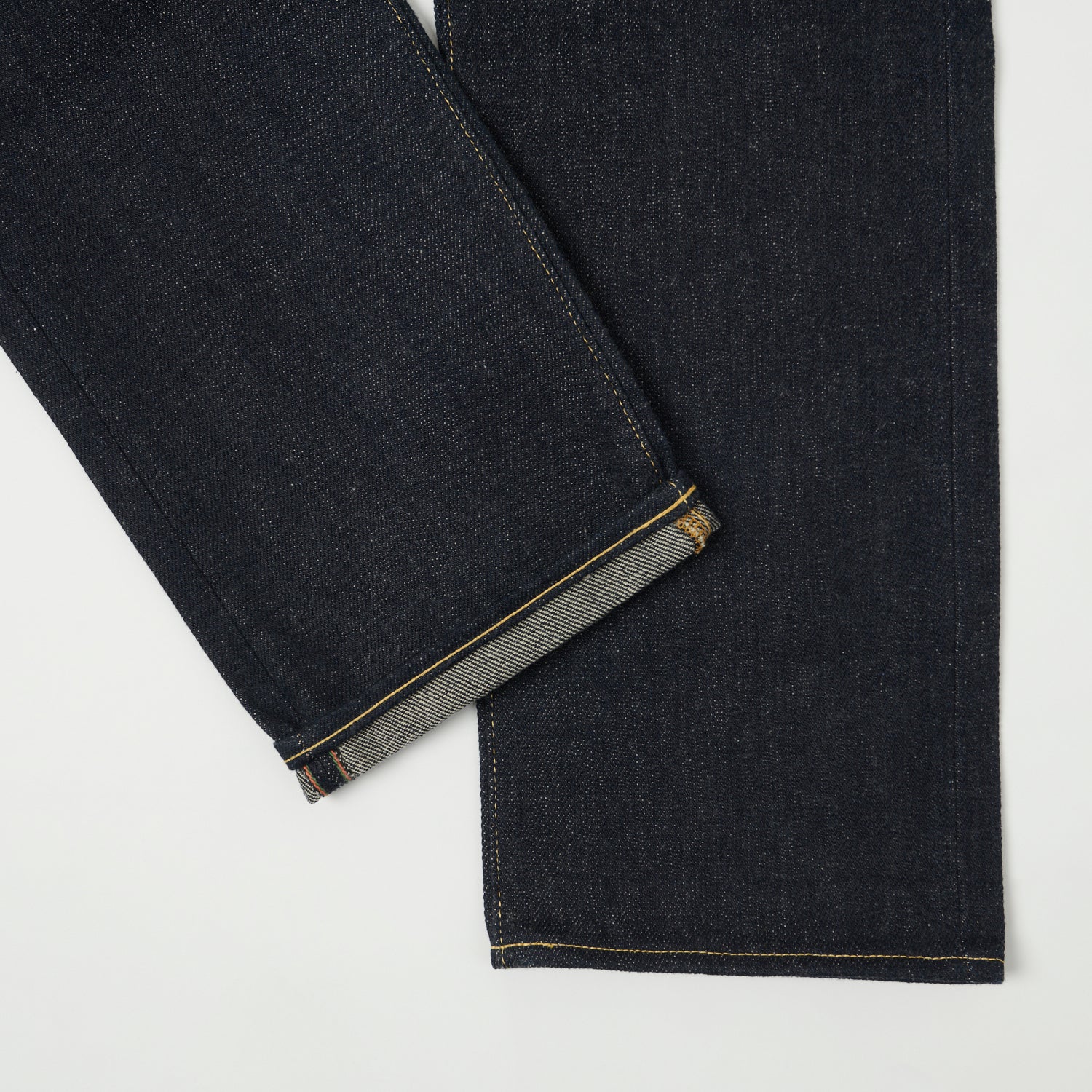 ONI Denim 575 22oz Natural Indigo 'Kabuki' Selvage Slim Straight Jean - Raw - Image 4