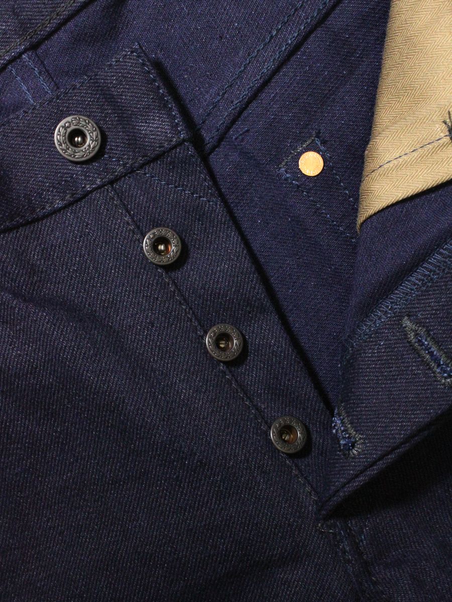ONI Denim 602 17oz Deep Indigo Regular Tapered Jean - Raw - Image 6